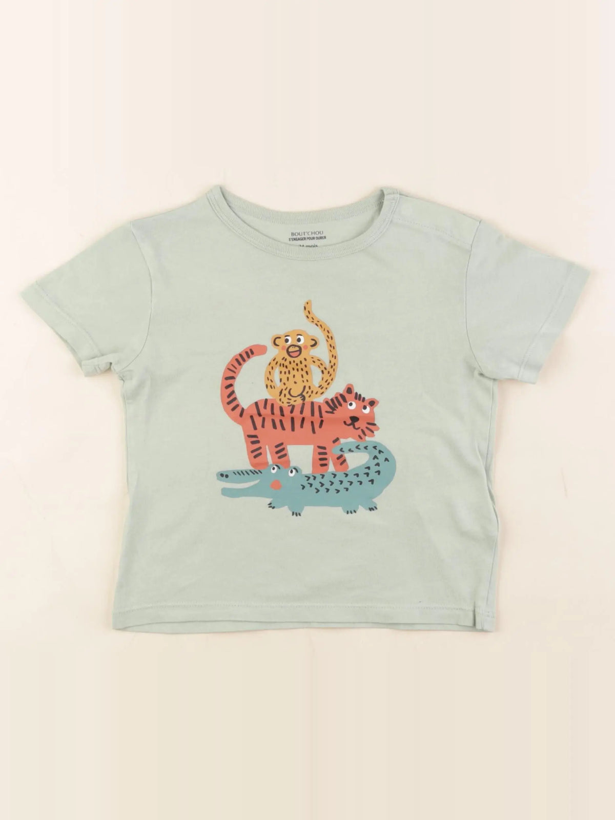 Boutchou - tee-shirt vert - 24 mois