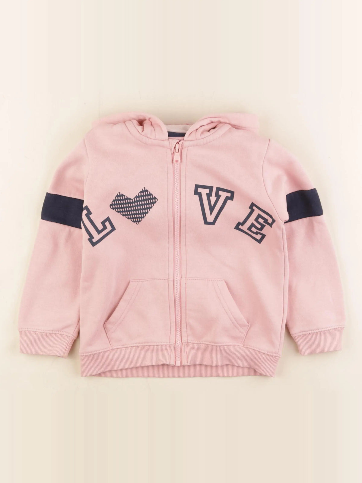 Vertbaudet - sweat rose - 5 ans