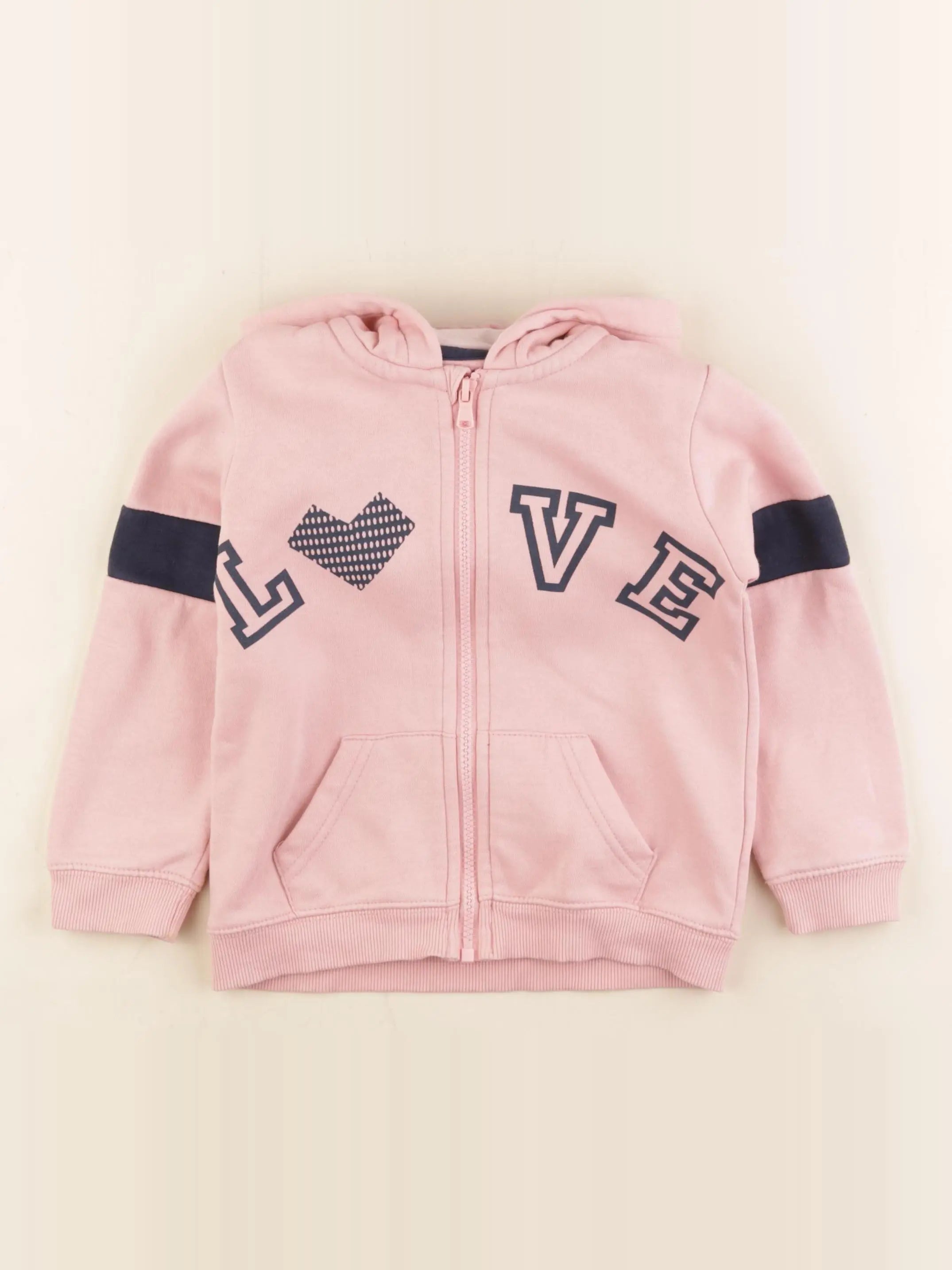 Vertbaudet - sweat rose - 5 ans
