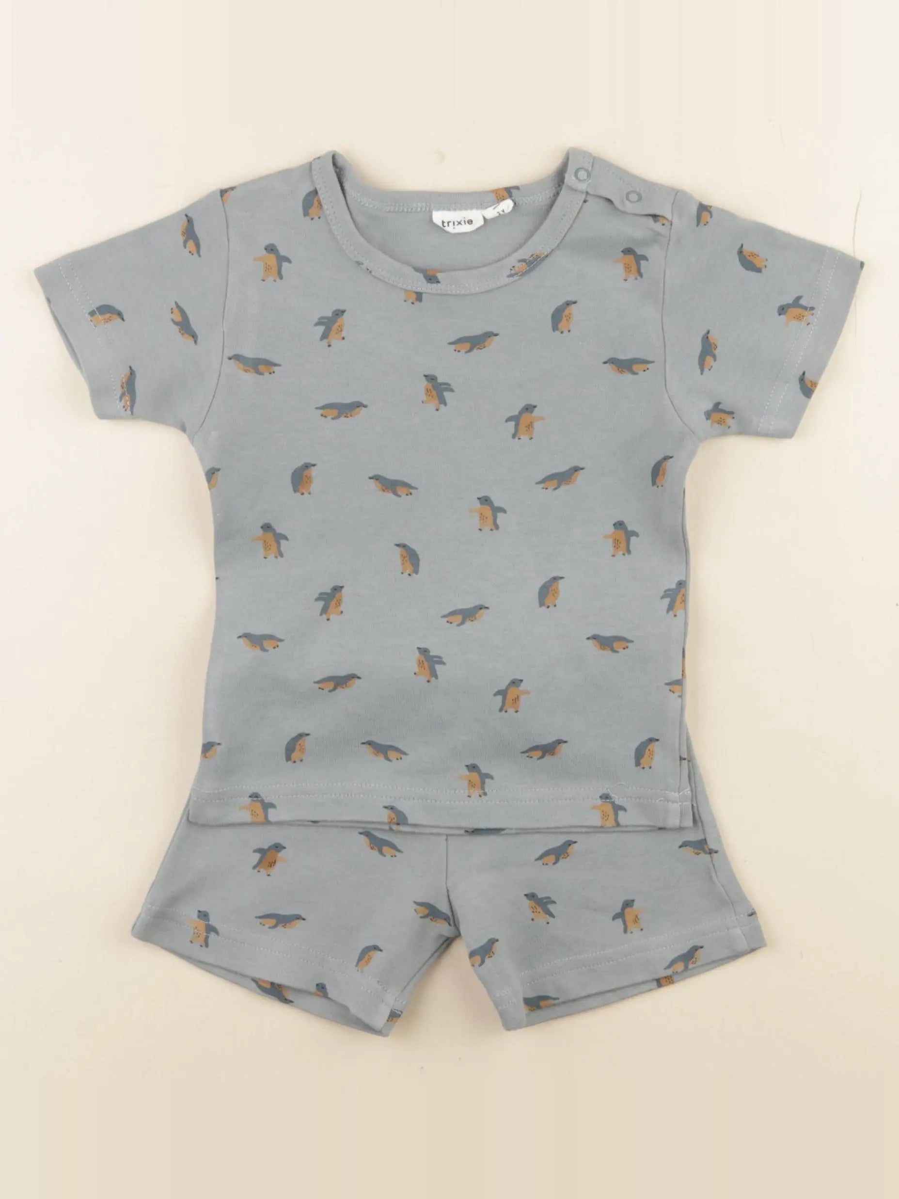 Trixie - pyjama coton bleu - 2 ans