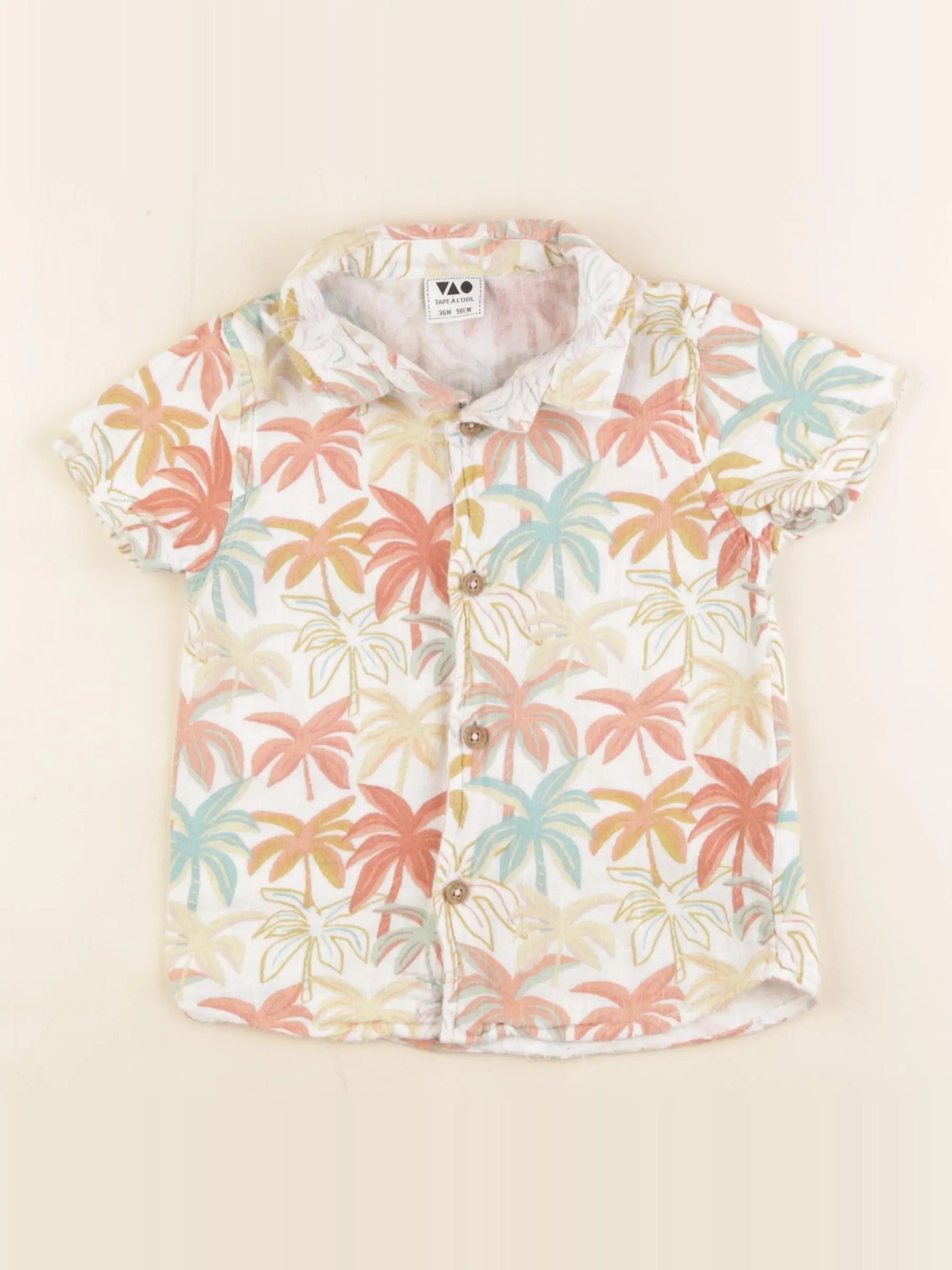 Tape à l'oeil - chemise multicolore - 36 mois