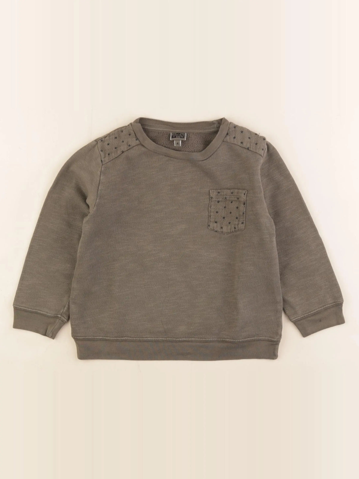 Bonton - sweat vert - 4 ans