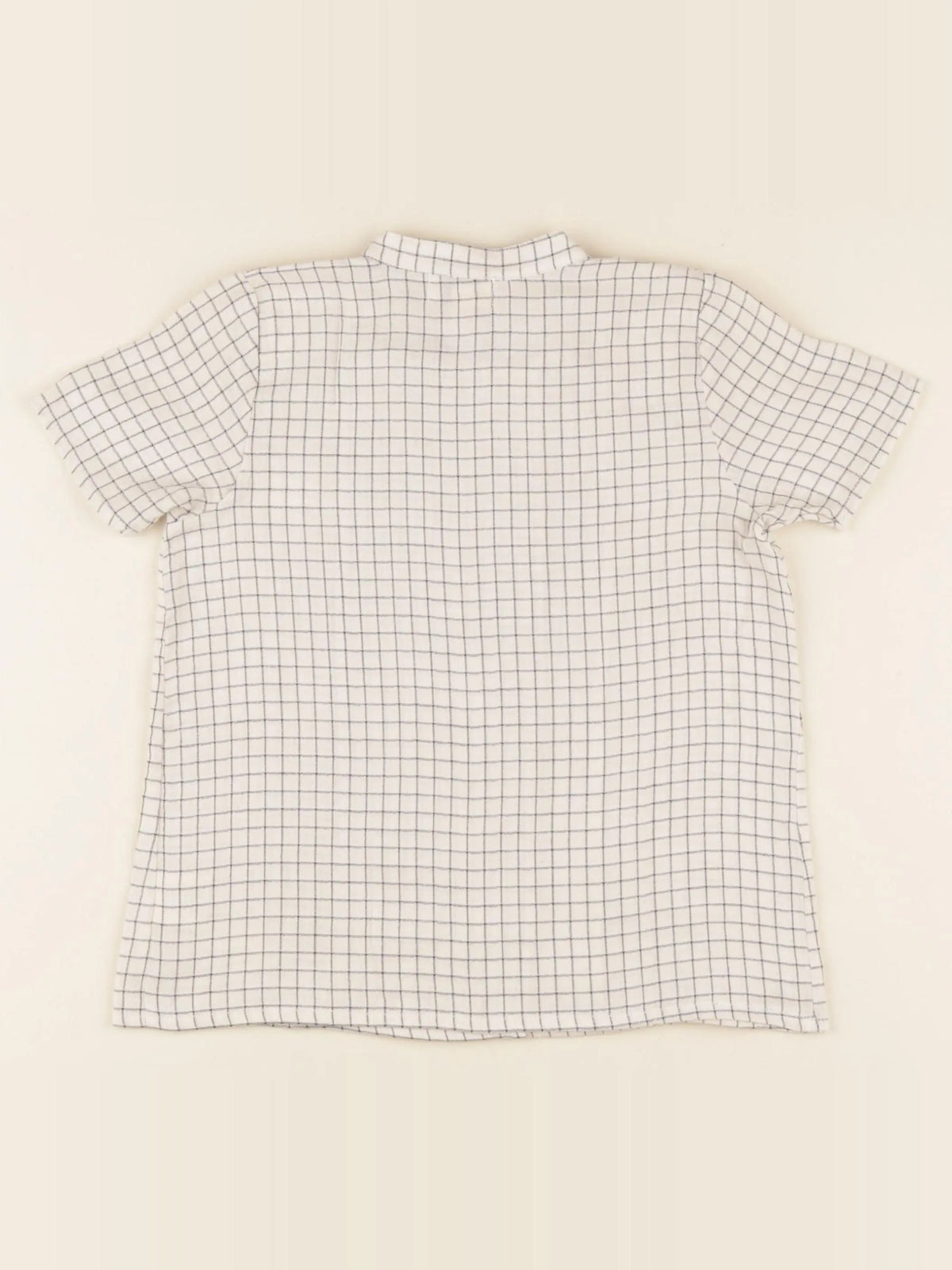 Chemise Vichy écru