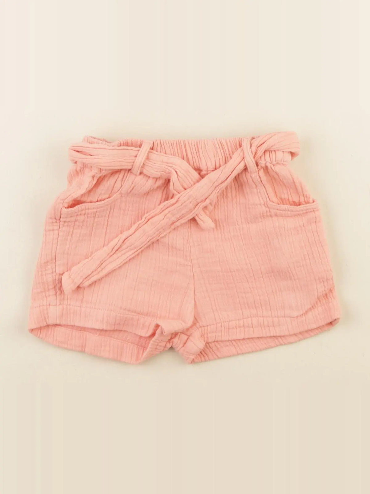 Vertbaudet - short orange - 2 ans