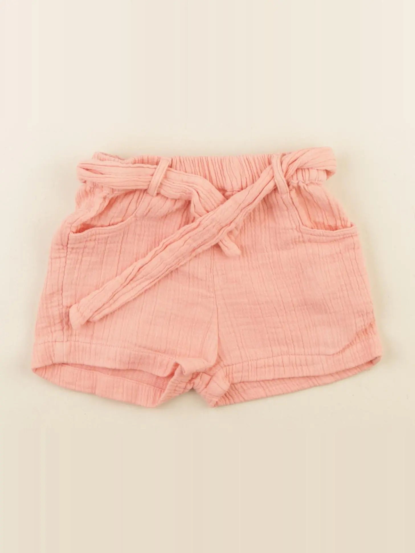 Vertbaudet - short orange - 2 ans