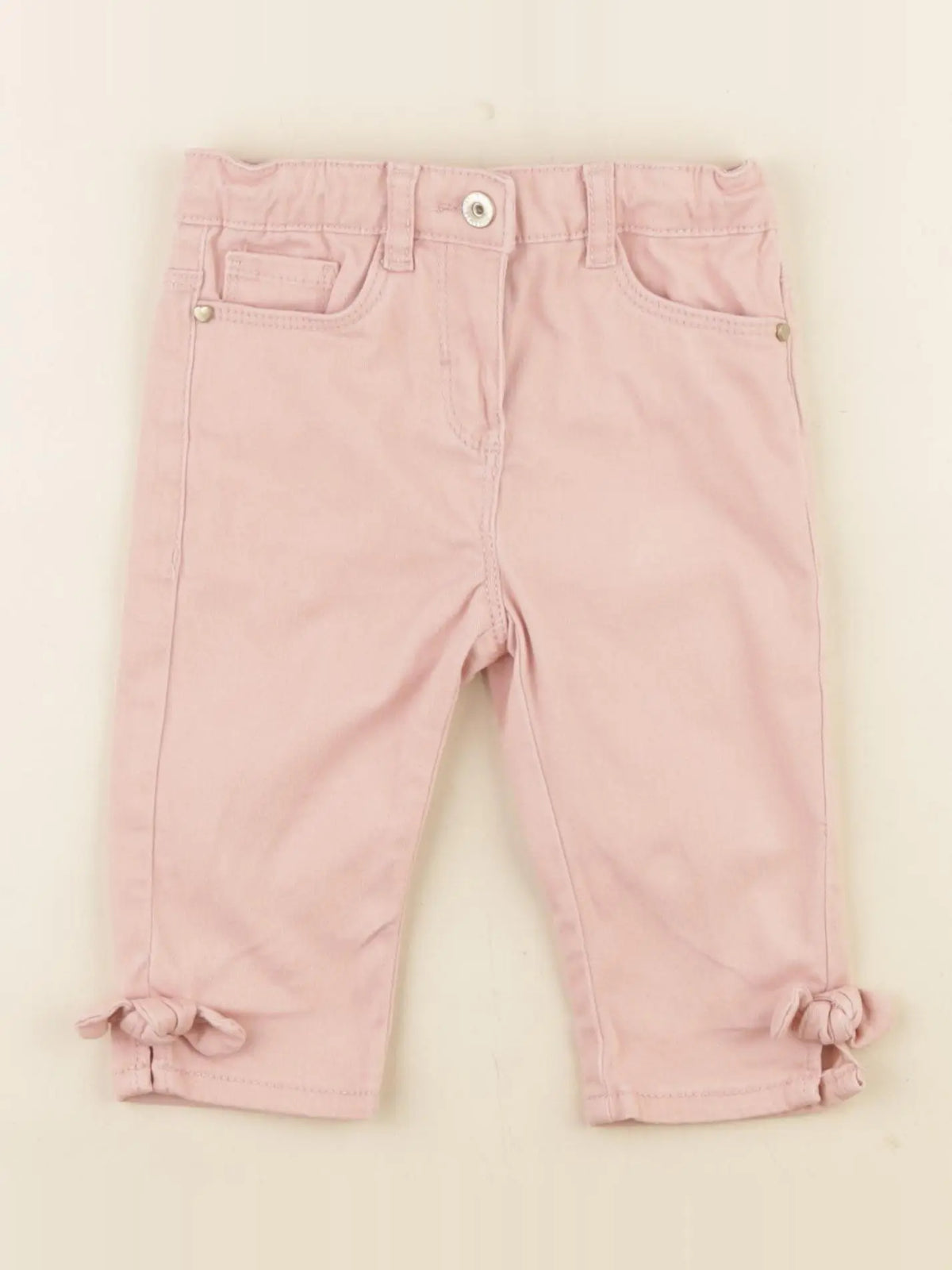 Vertbaudet - pantacourt rose - 2 ans