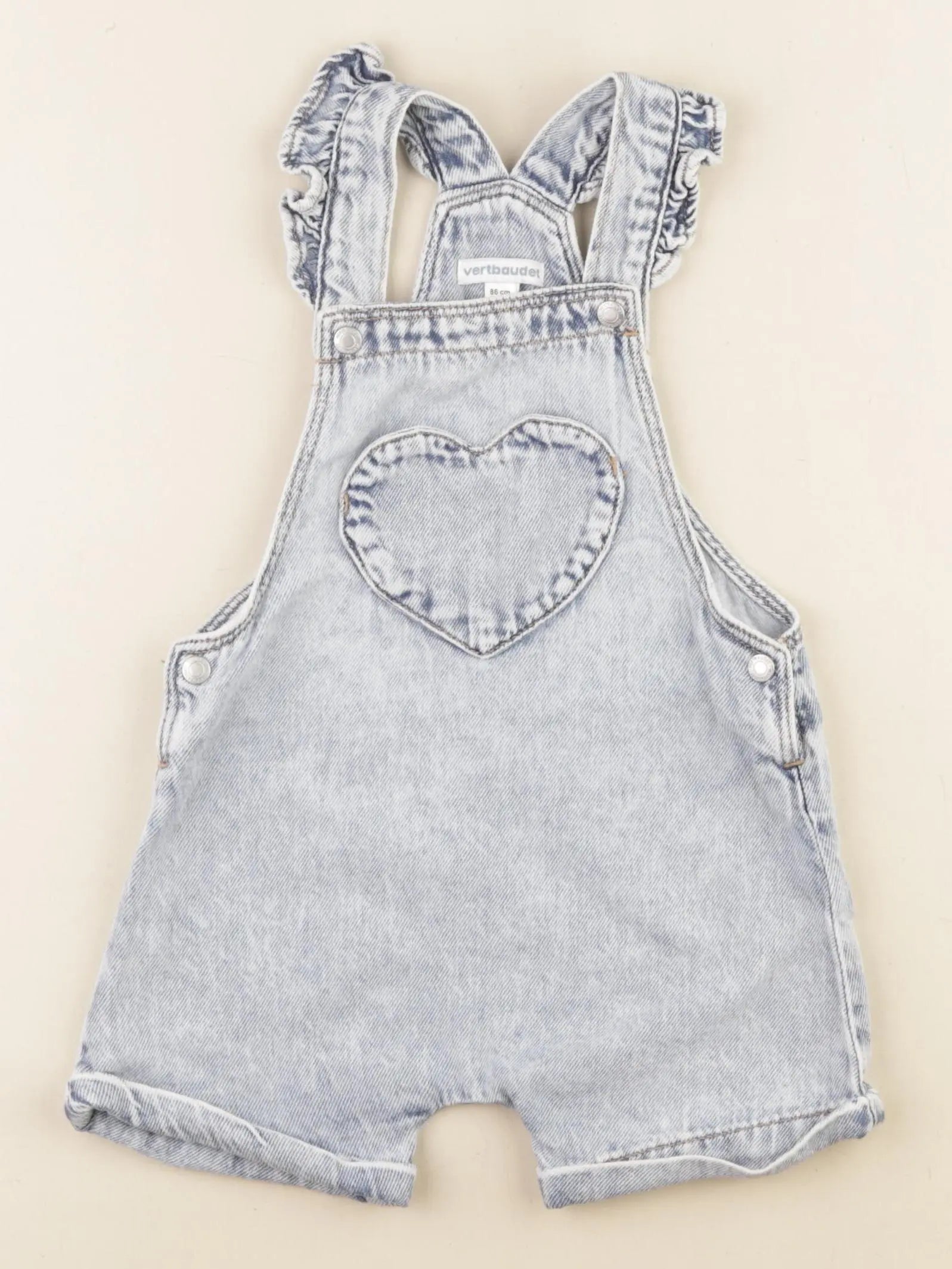 Vertbaudet - salopette bleu - 24 mois