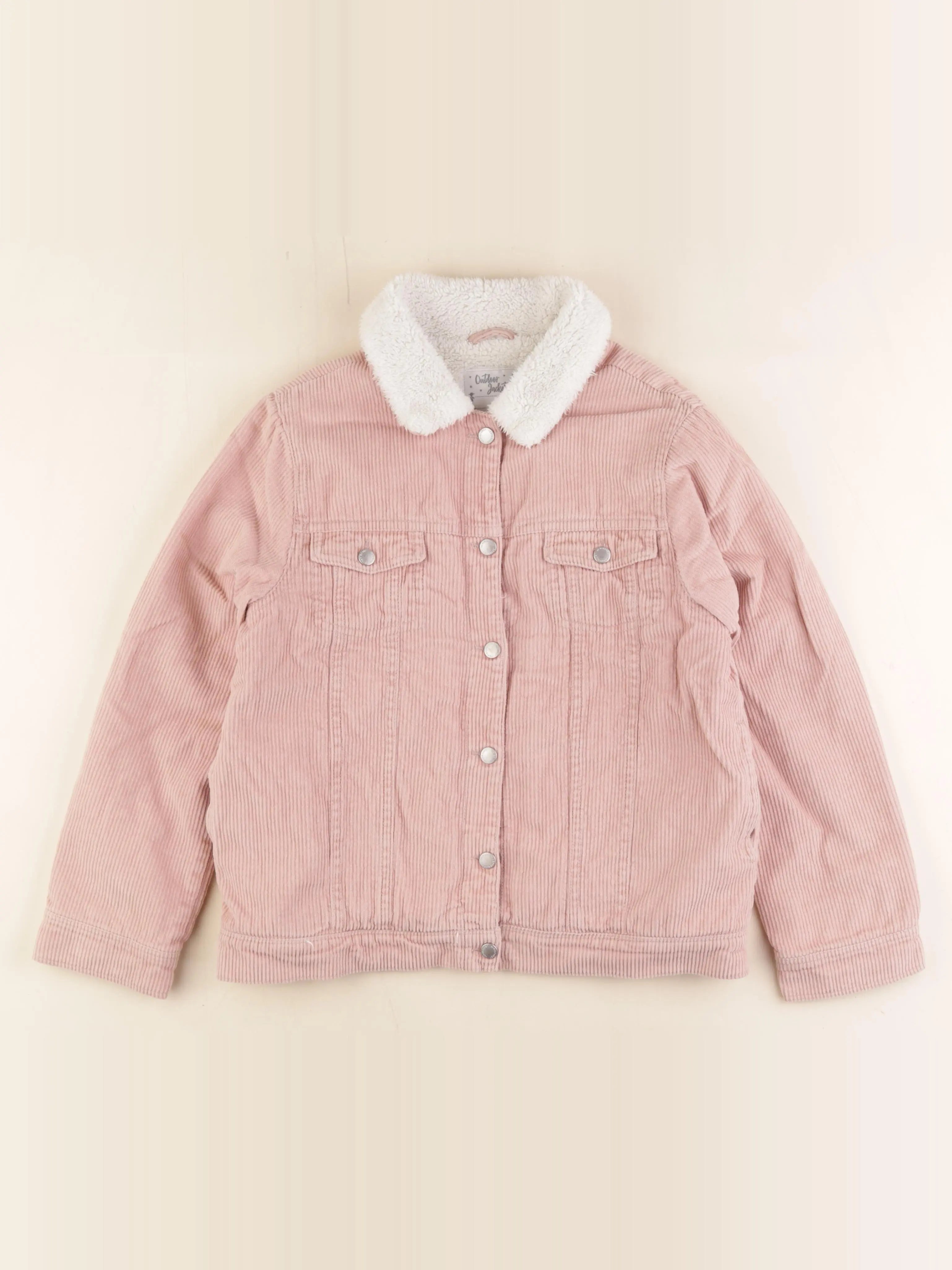 Vertbaudet - veste doublé rose - 12 ans