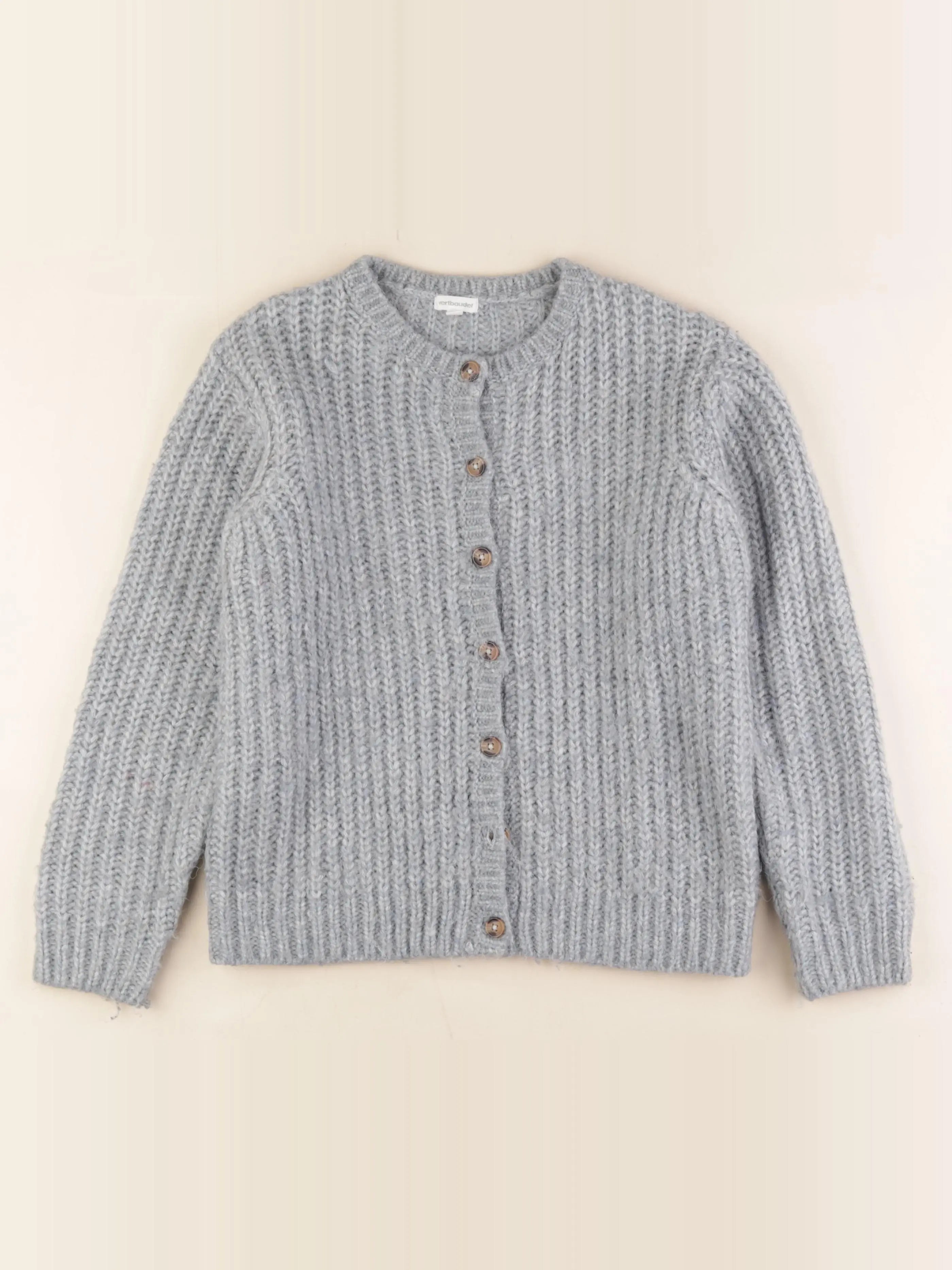 Vertbaudet - gilet bleu - 12 ans