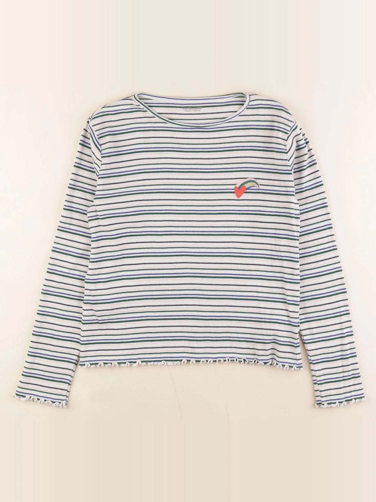 Vertbaudet - tee-shirt blanc - 10 ans