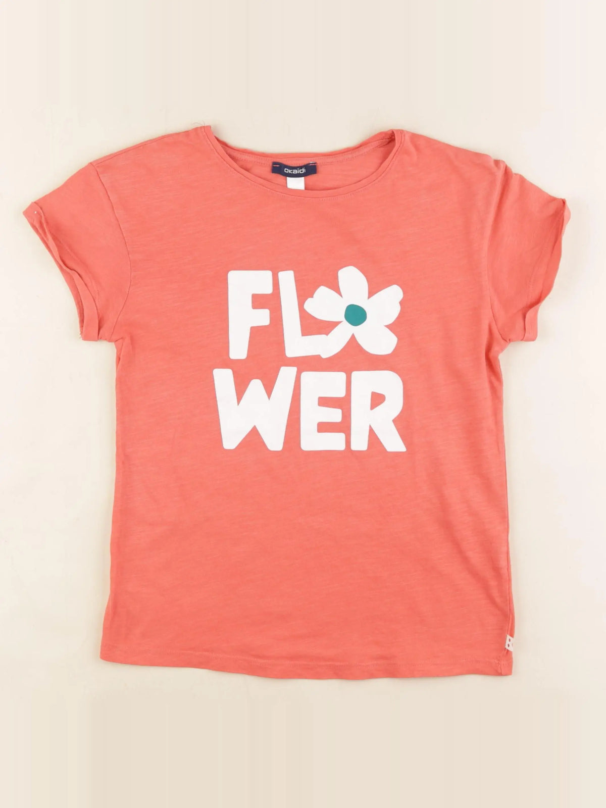 Okaidi - tee-shirt orange - 10 ans