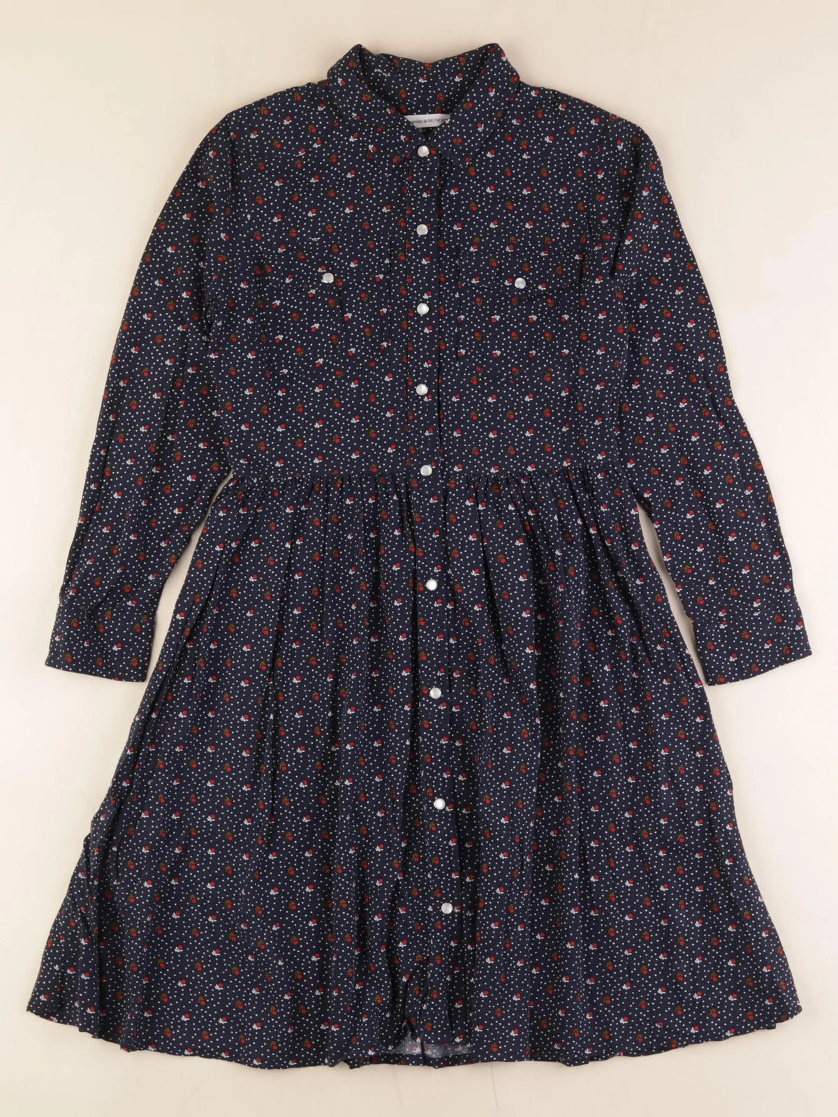 Monoprix - robe bleu - 10 ans