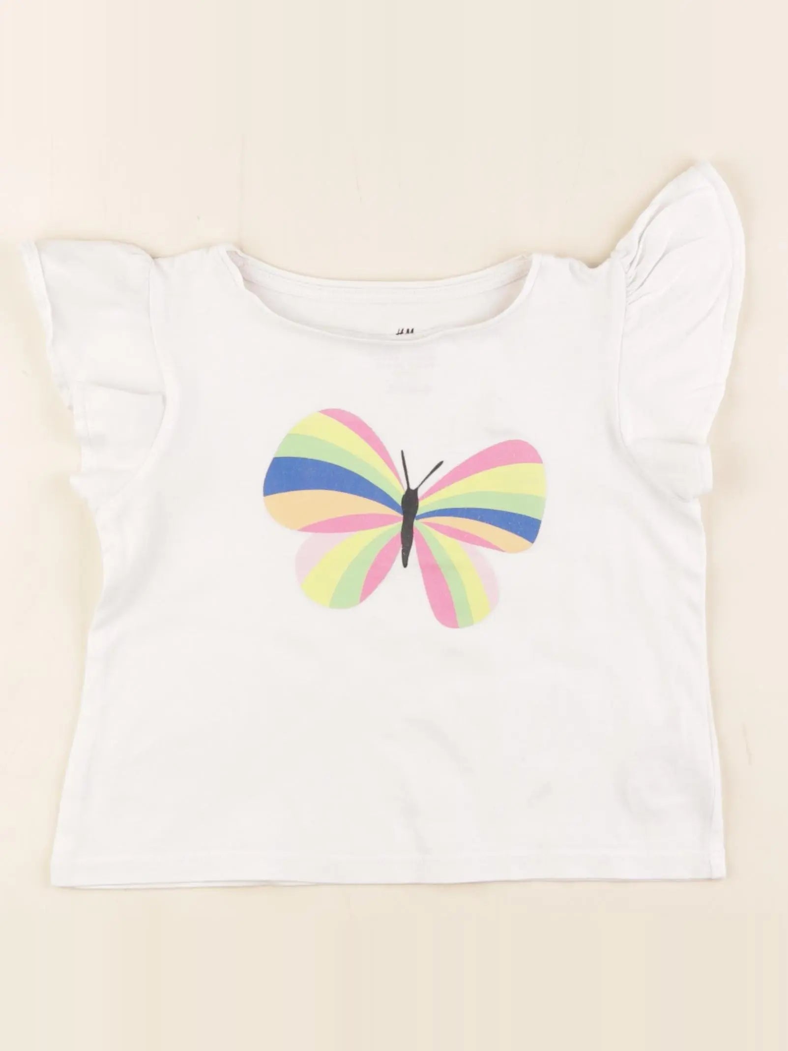 H&M - tee-shirt blanc - 2/4 ans