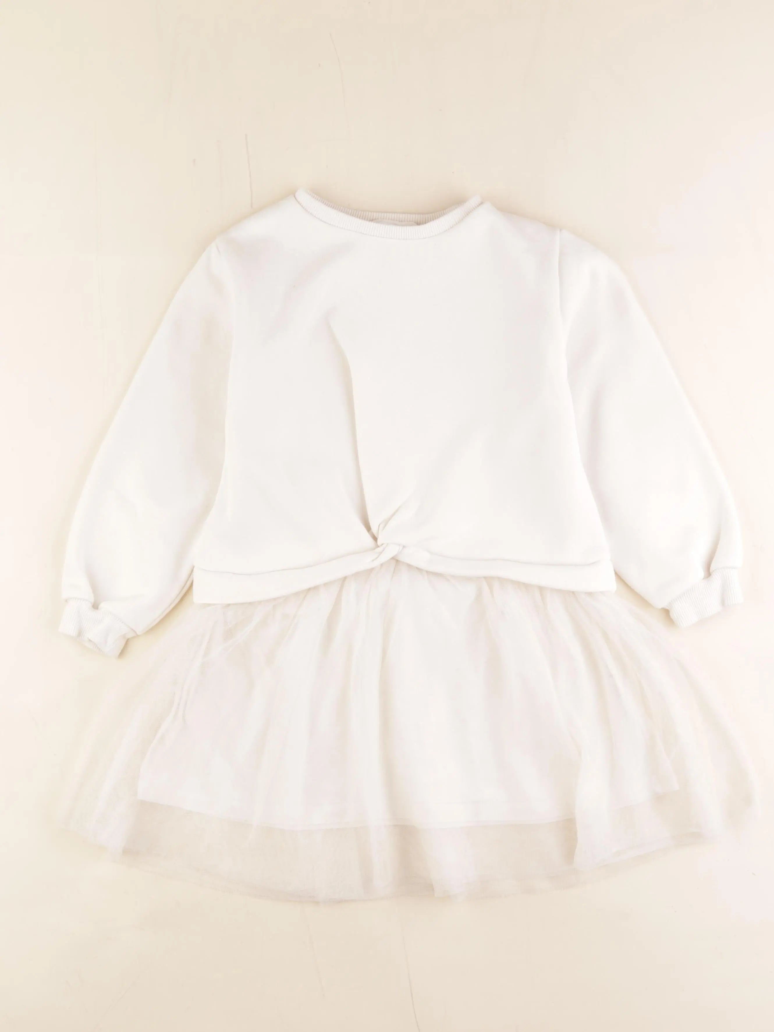 Jacadi - robe blanc - 5/6 ans