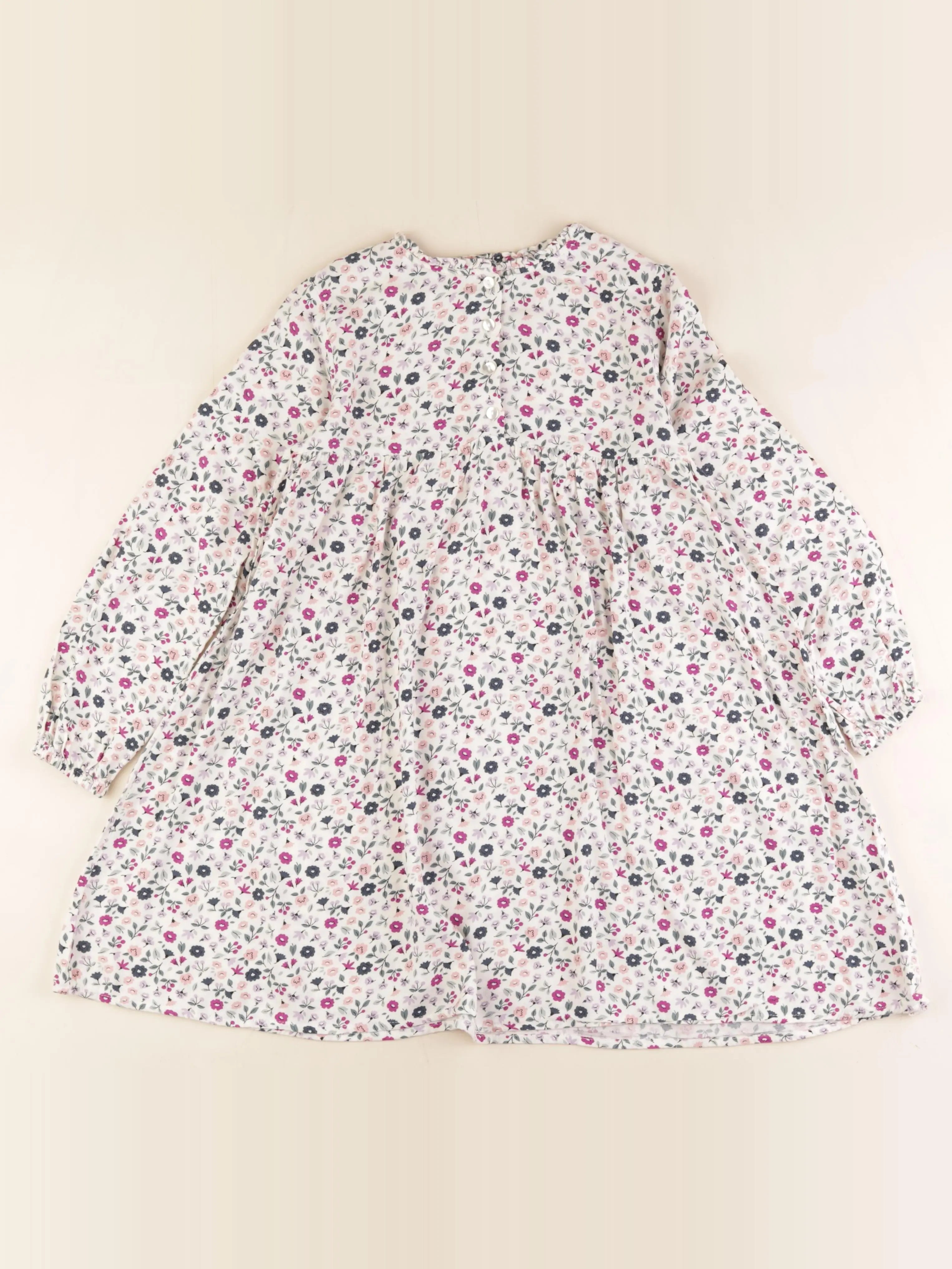 Vertbaudet - robe multicolore - 8 ans
