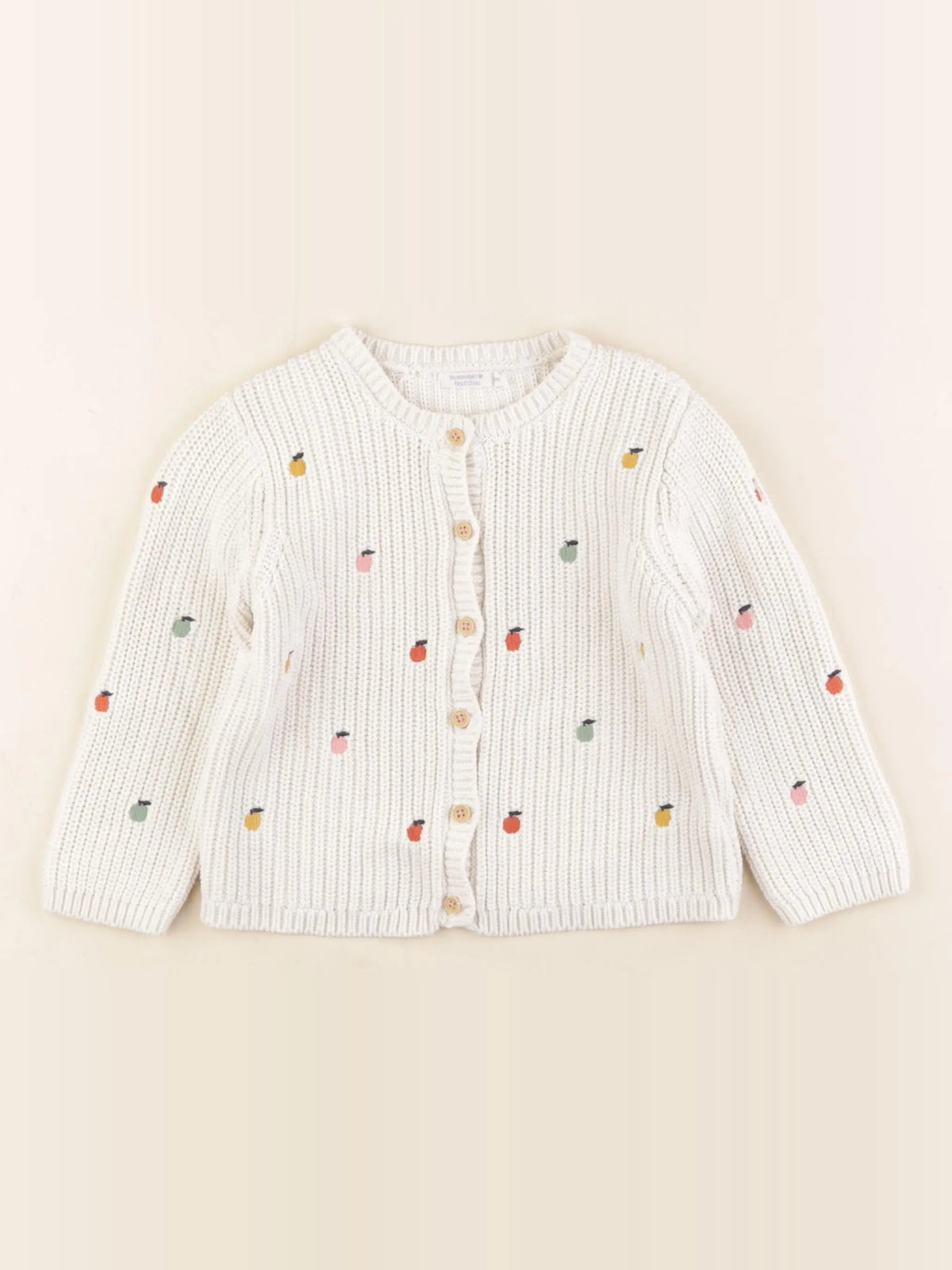 Boutchou - gilet blanc - 24 mois