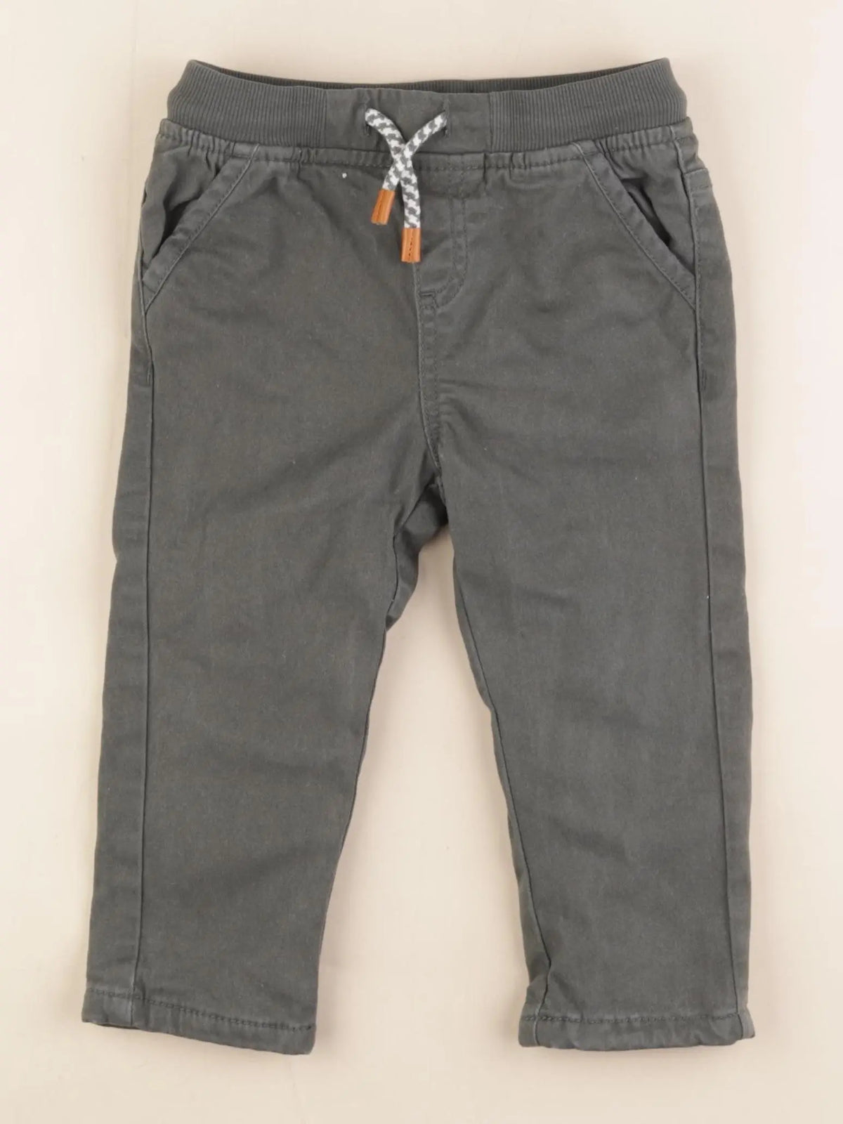 Vertbaudet - pantalon vert - 24 mois