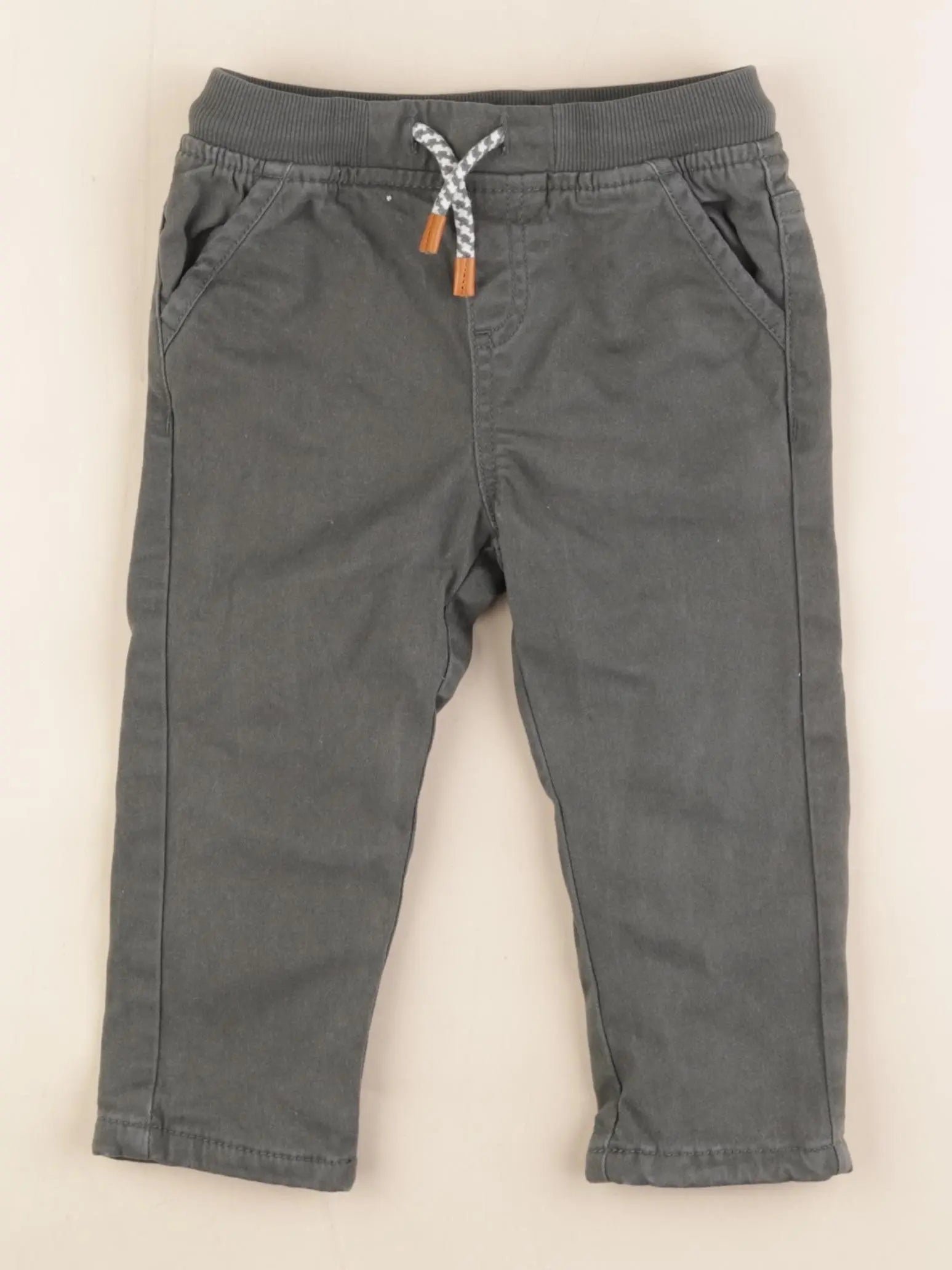 Vertbaudet - pantalon vert - 24 mois