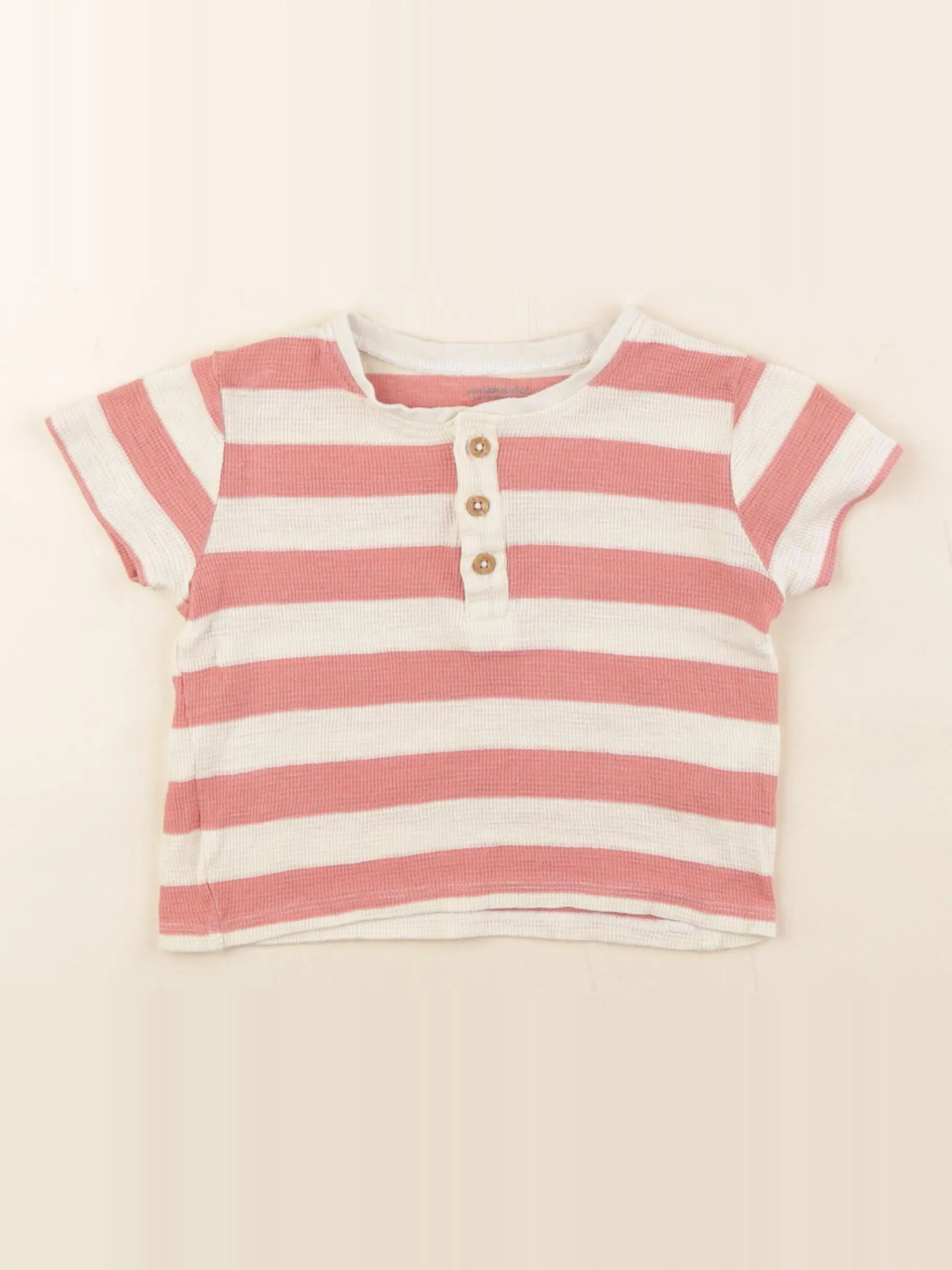 Vertbaudet - tee-shirt rose - 18 mois