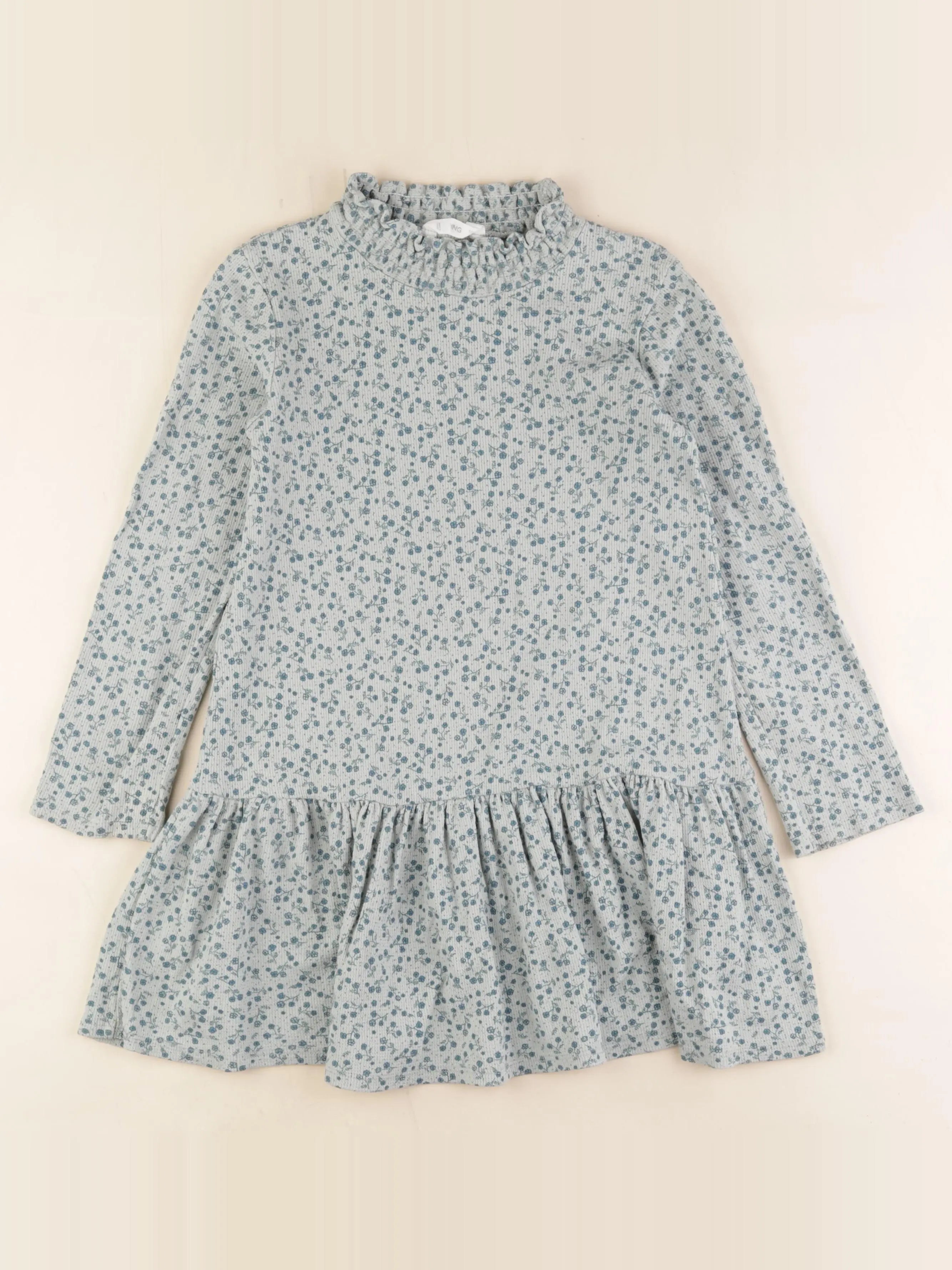 Mango - robe bleu - 7/8 ans