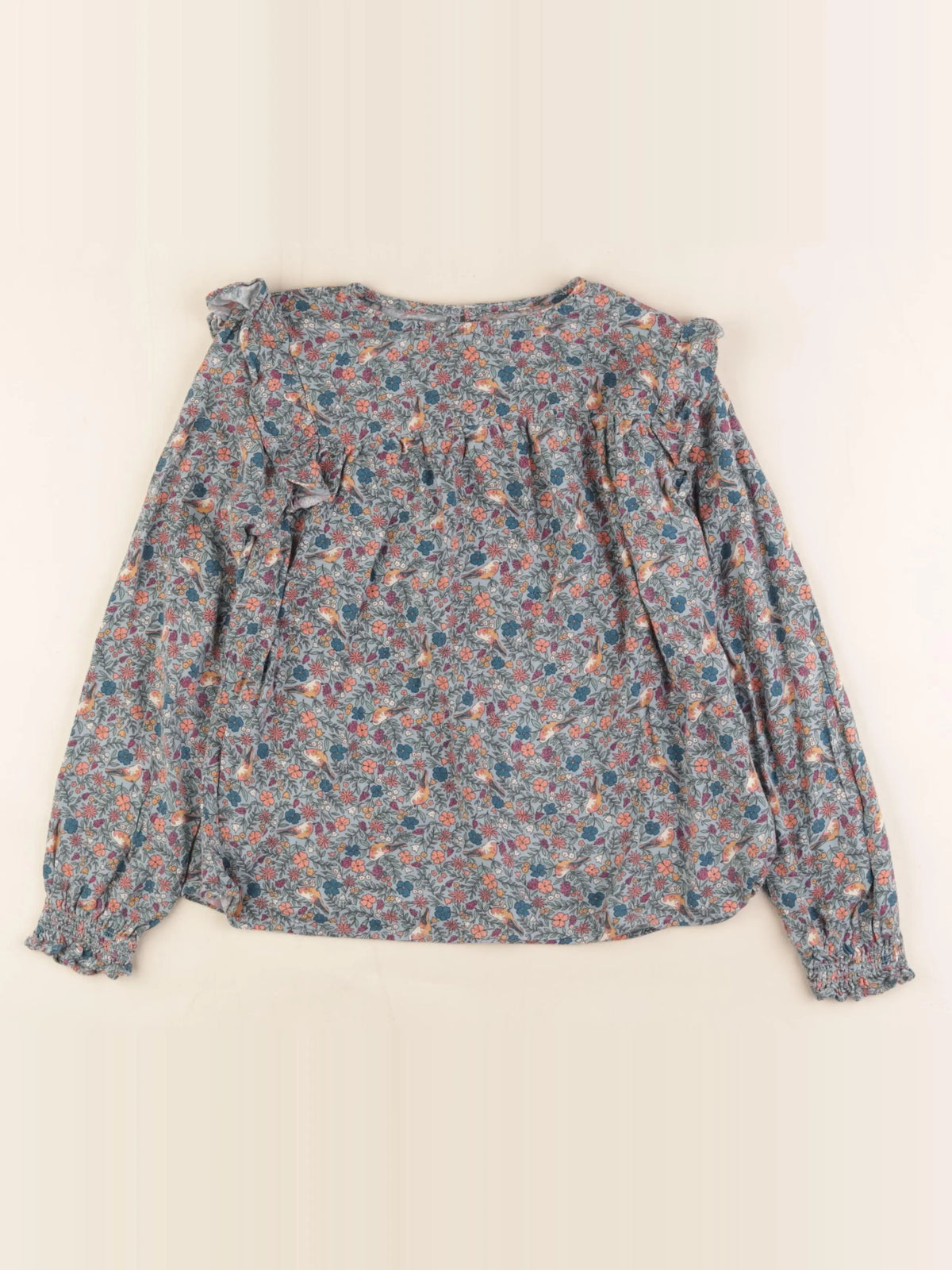 Vertbaudet - blouse bleu - 9 ans