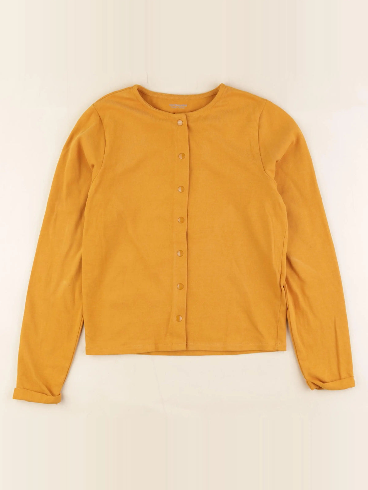 Vertbaudet - sweat jaune - 10 ans