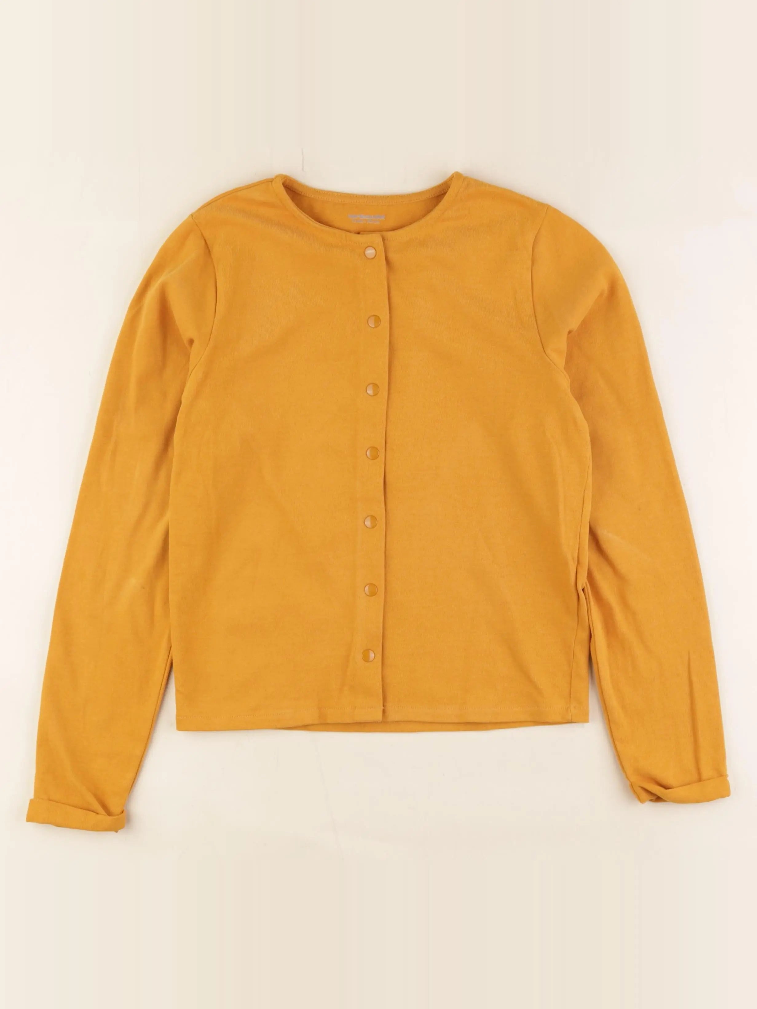 Vertbaudet - sweat jaune - 10 ans