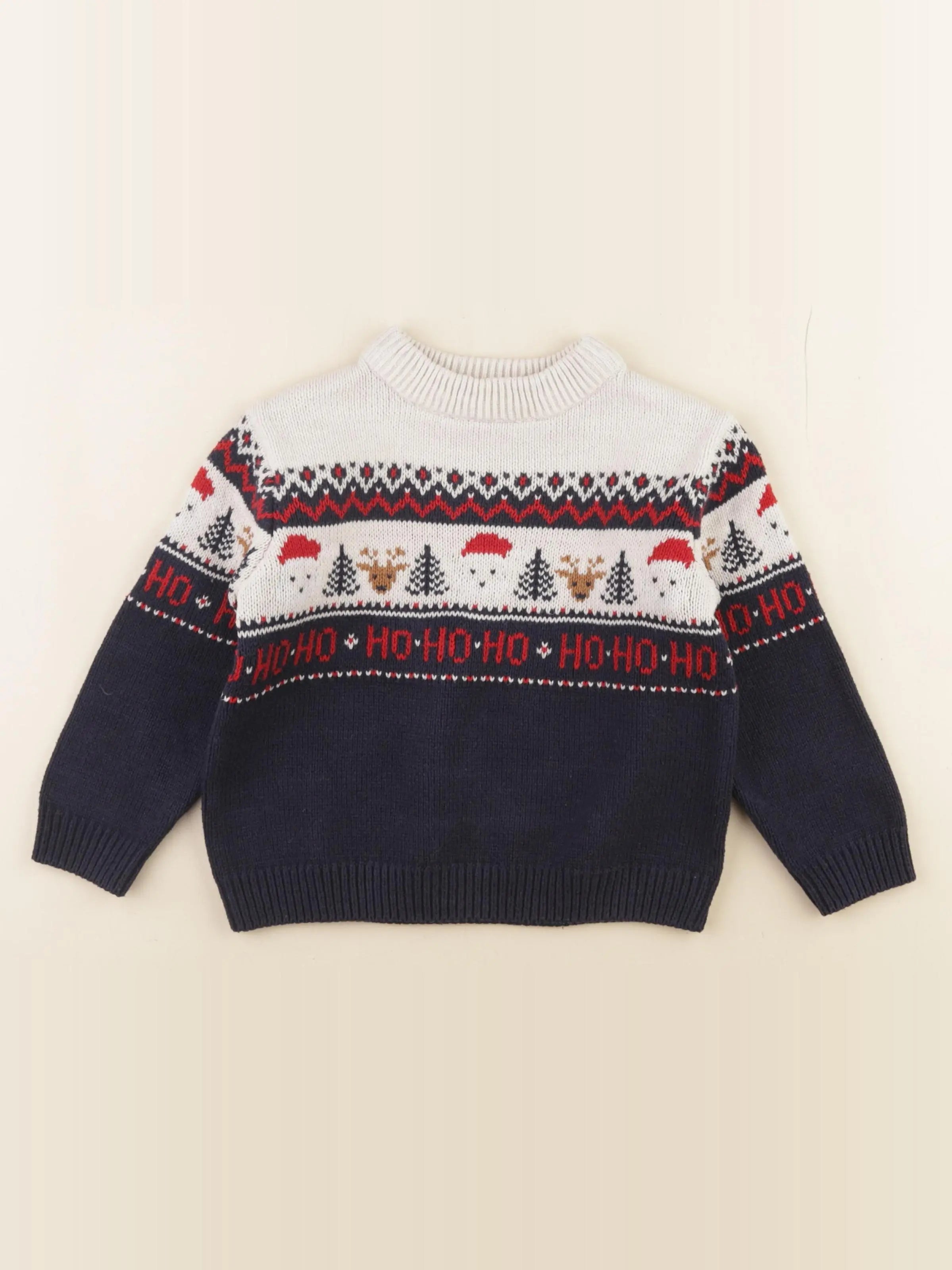 Vertbaudet - pull bleu - 4 ans