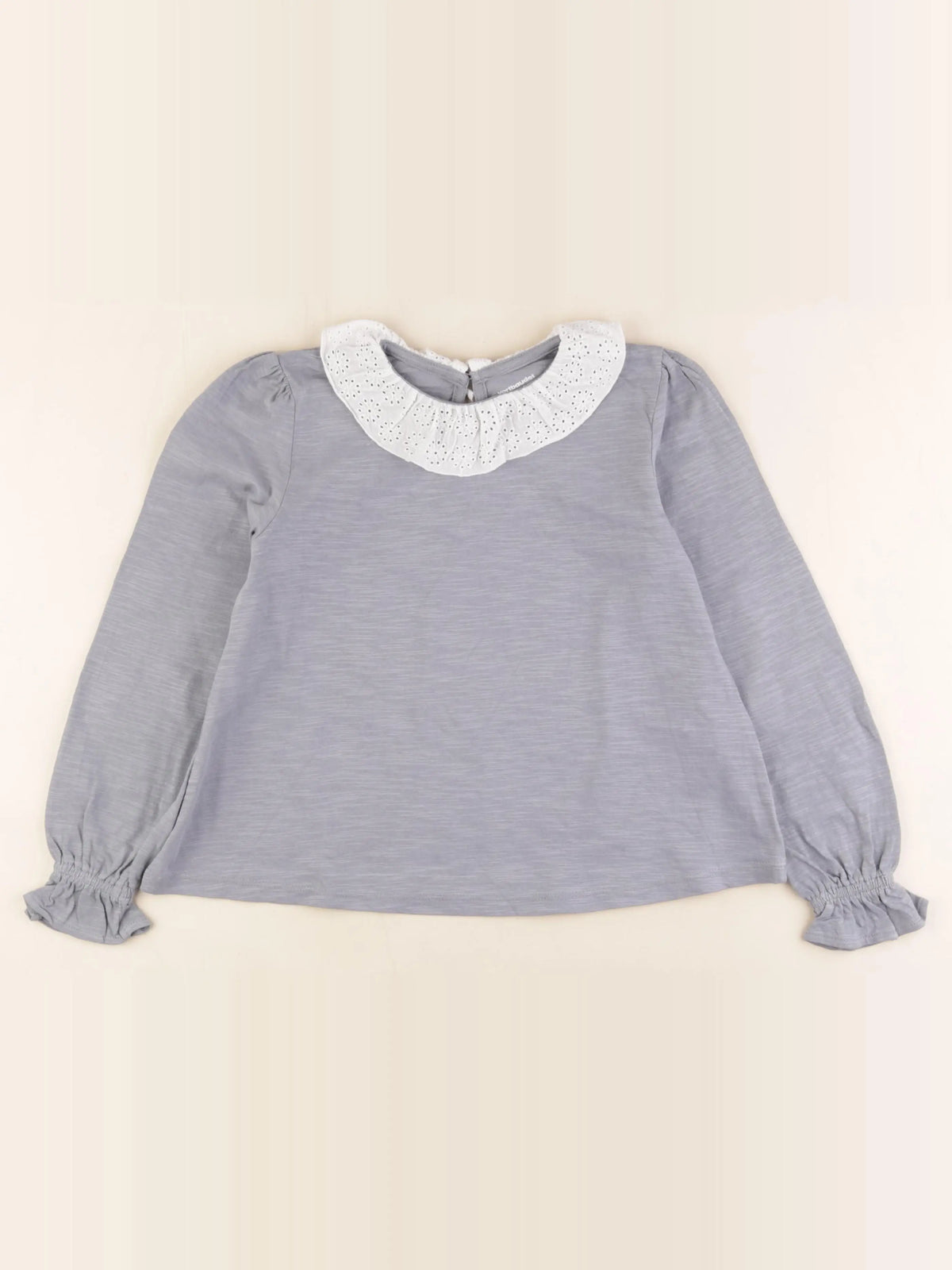Vertbaudet - tee-shirt bleu - 8 ans
