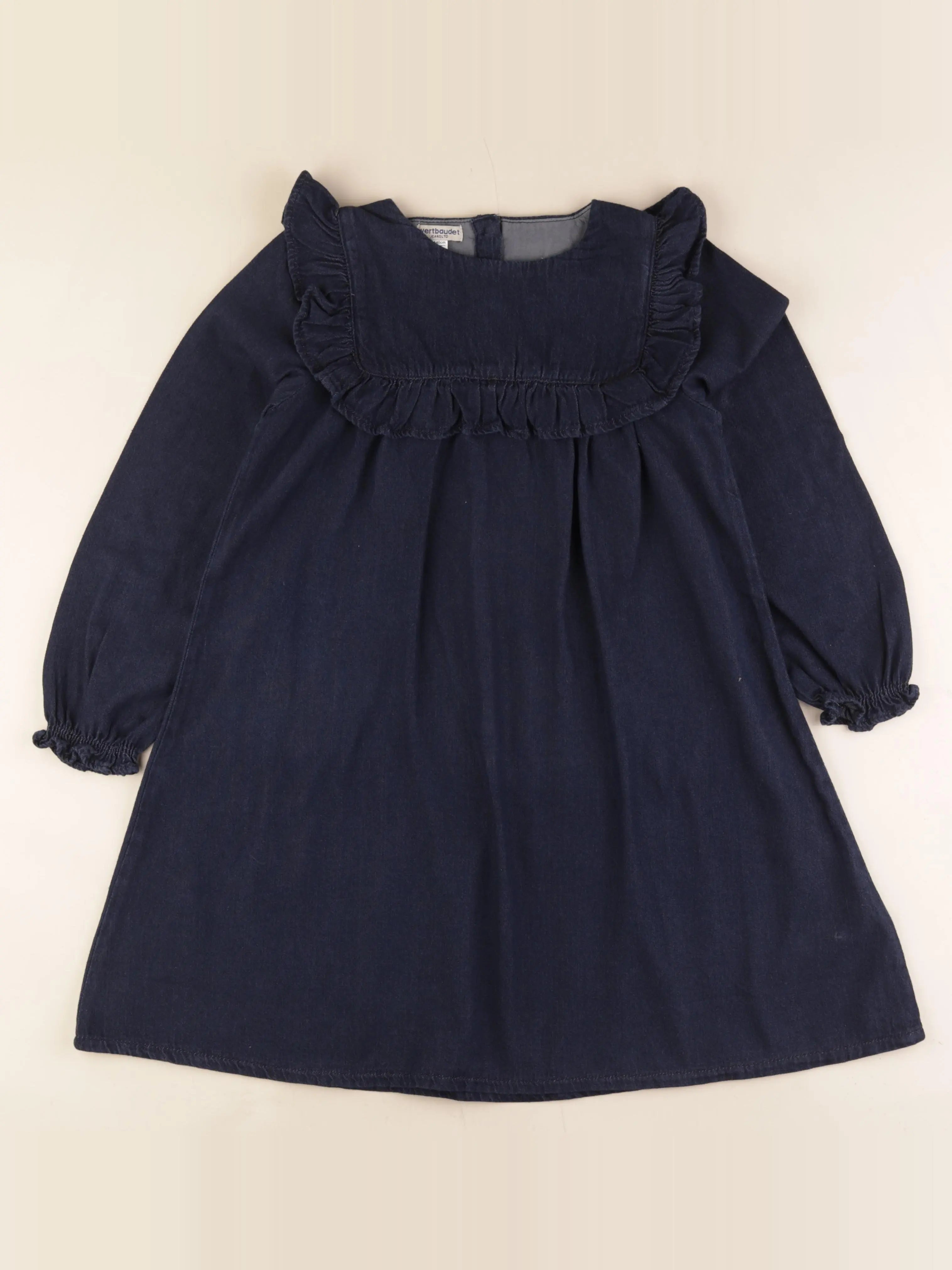 Vertbaudet - robe bleu - 10 ans