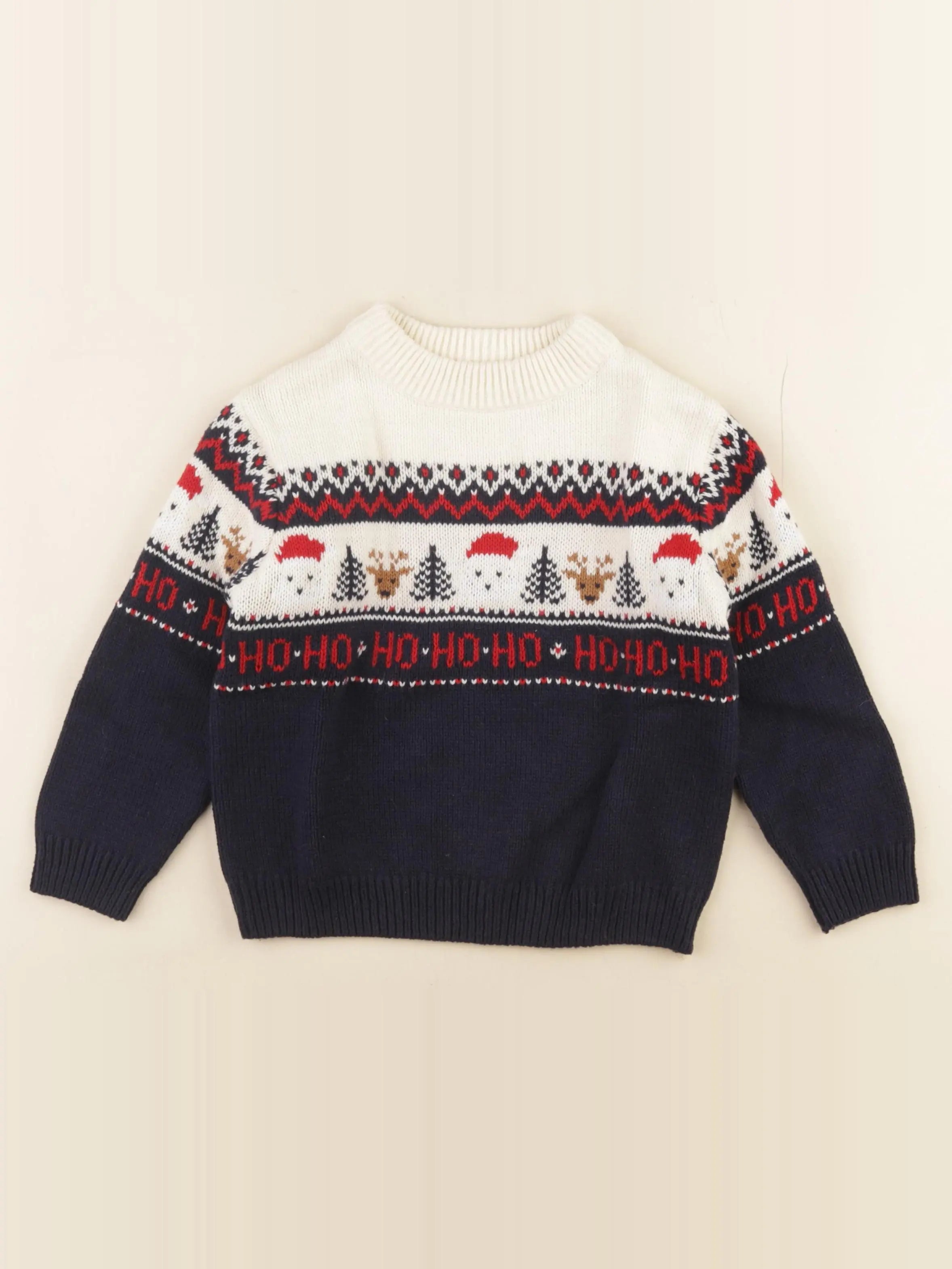 Vertbaudet - pull multicolore - 4 ans