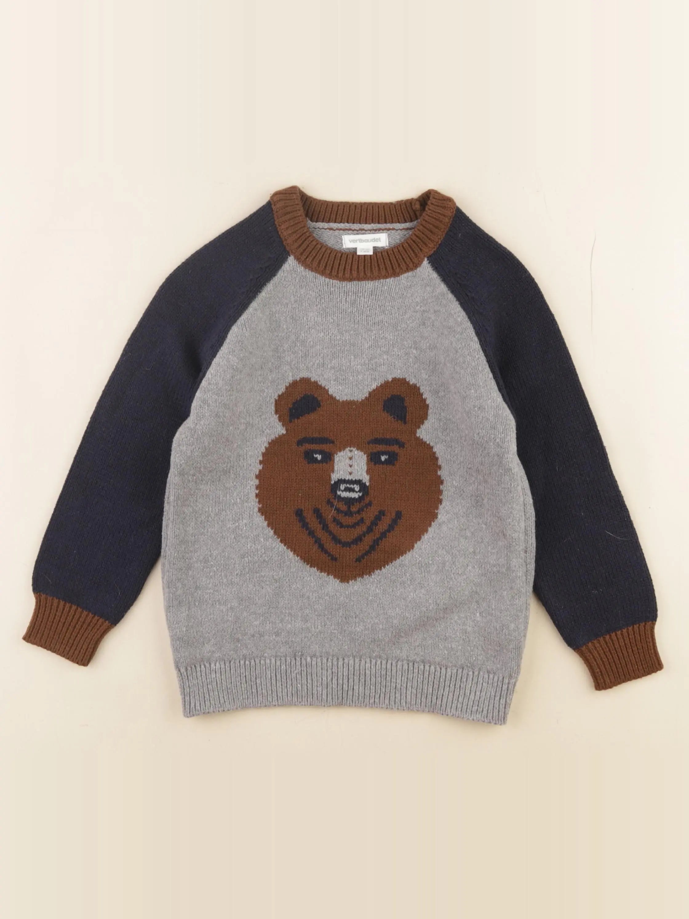 Vertbaudet - pull multicolore - 4 ans