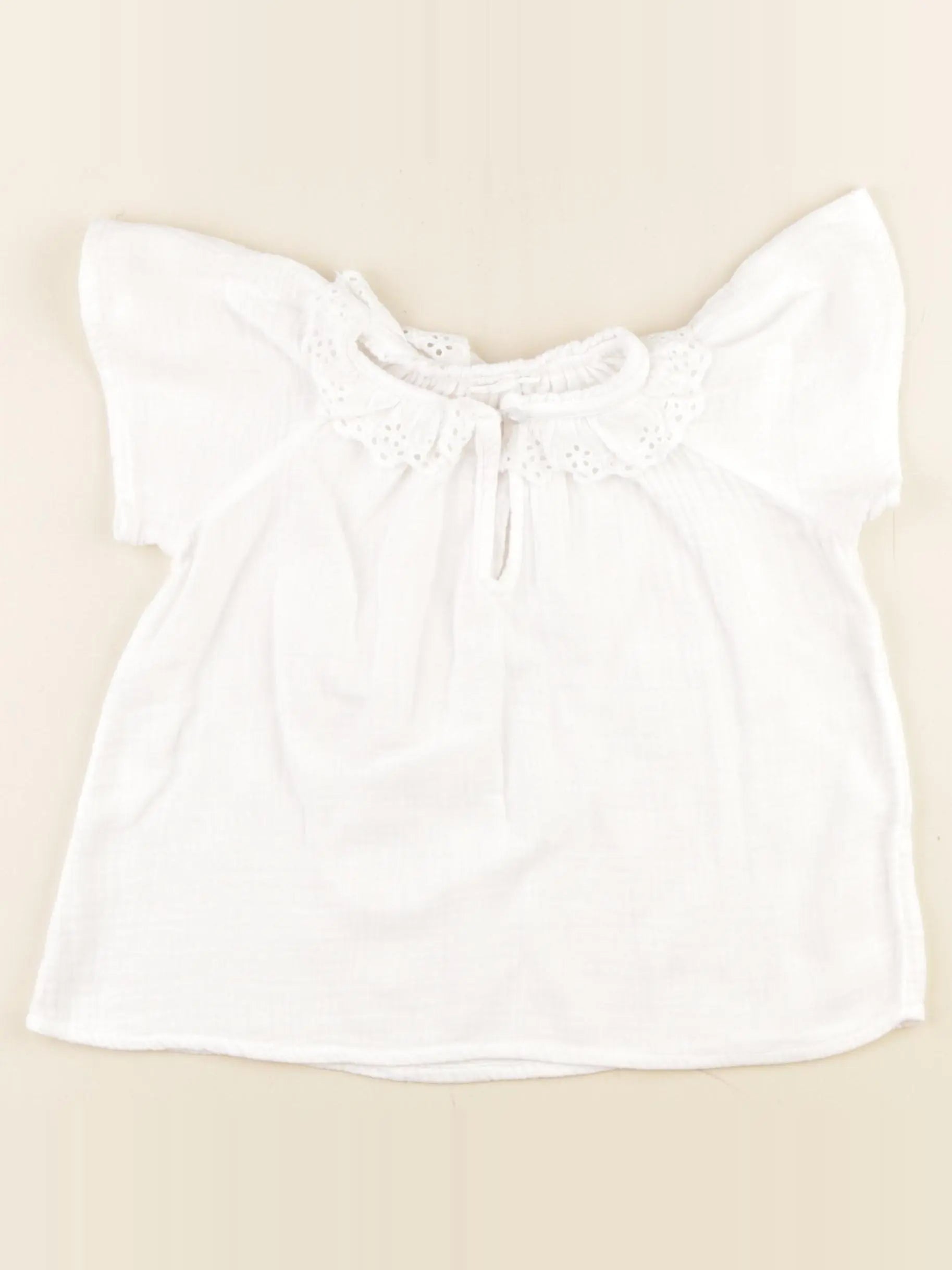 Vertbaudet - blouse blanc - 4 ans