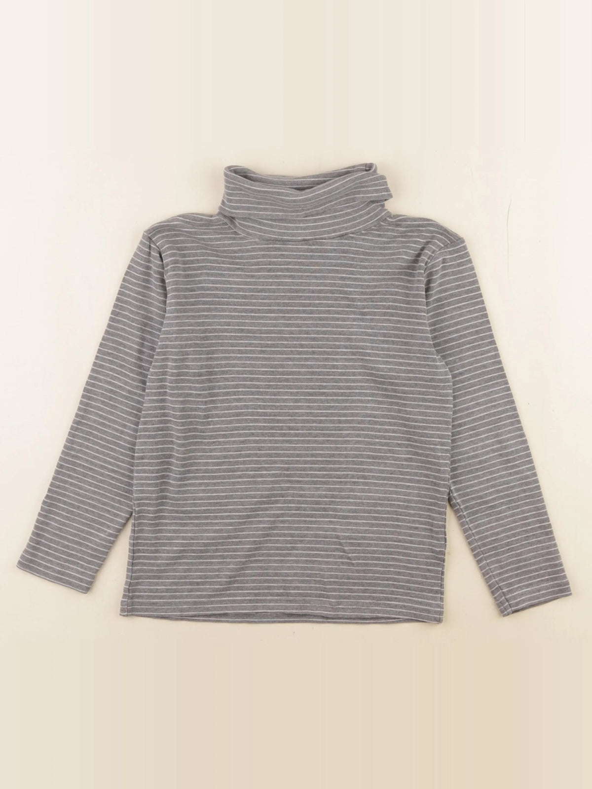 Vertbaudet - sous-pull gris - 10 ans