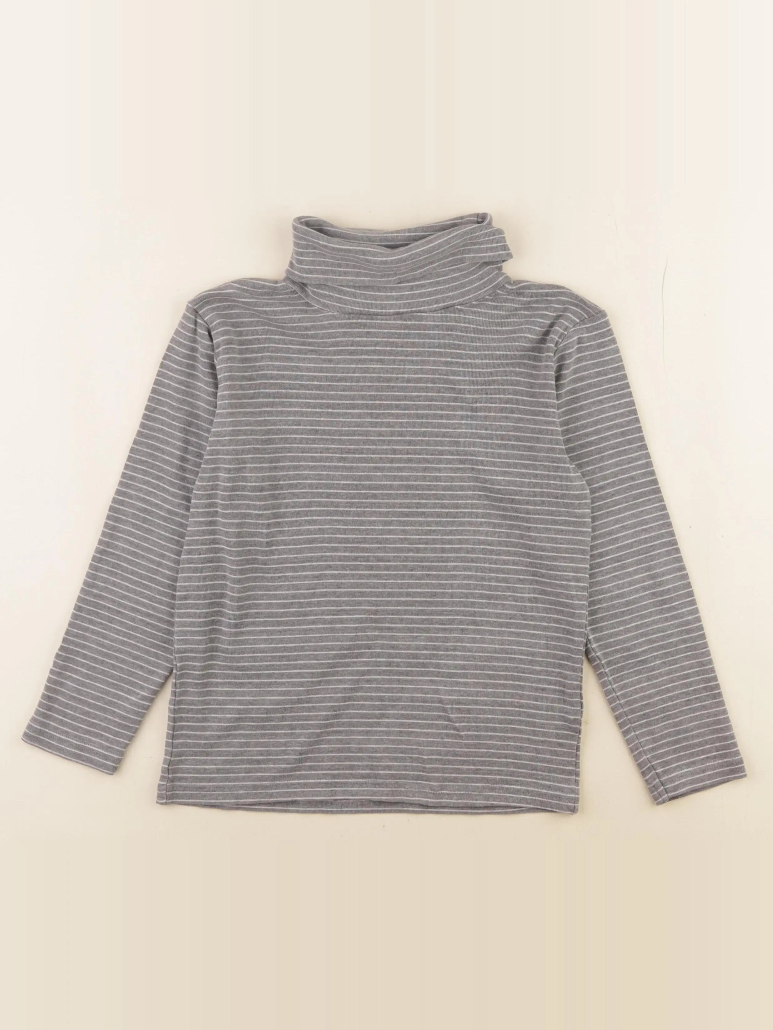 Vertbaudet - sous-pull gris - 10 ans