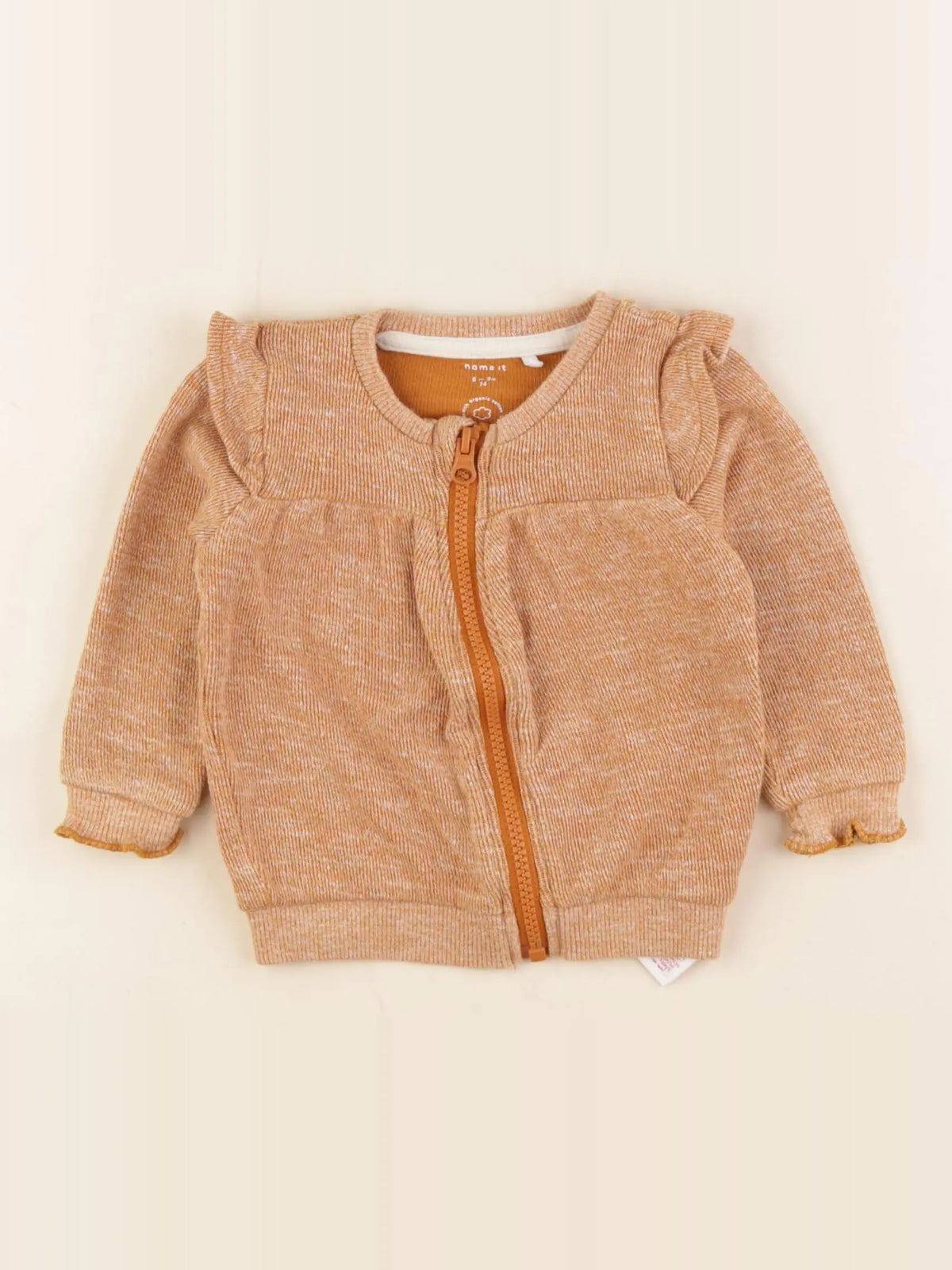 Name it - sweat marron - 6/9 mois