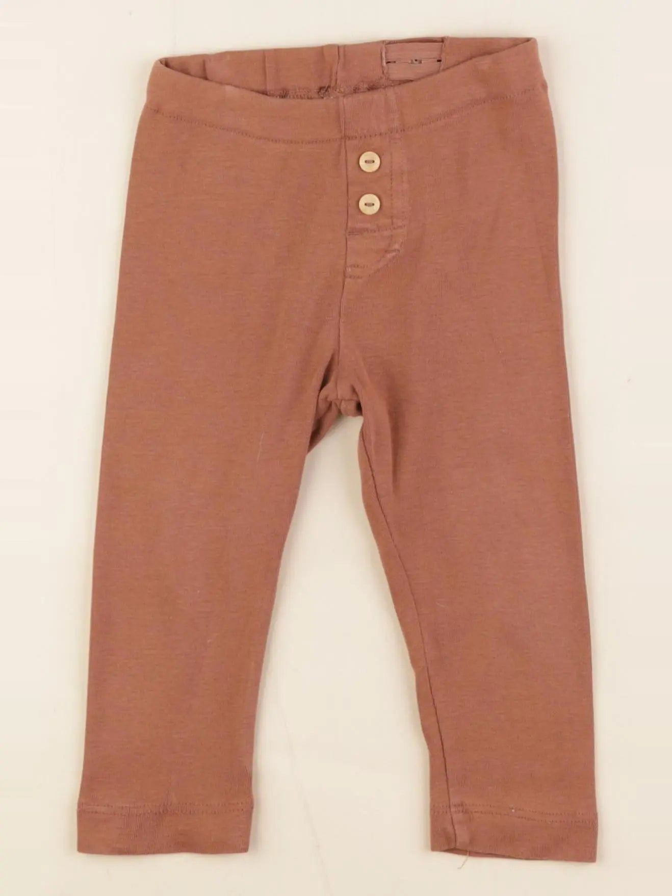 H&M - legging marron - 9/12 mois