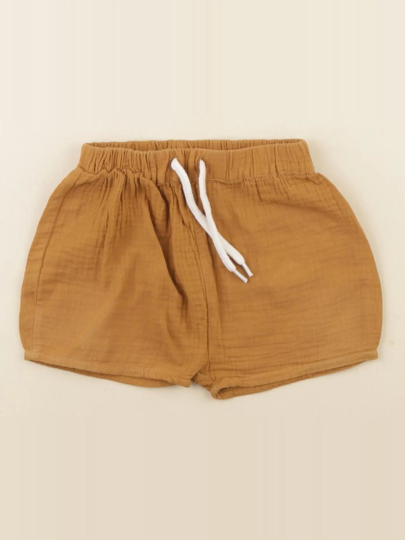 Vertbaudet - short marron - 12 mois