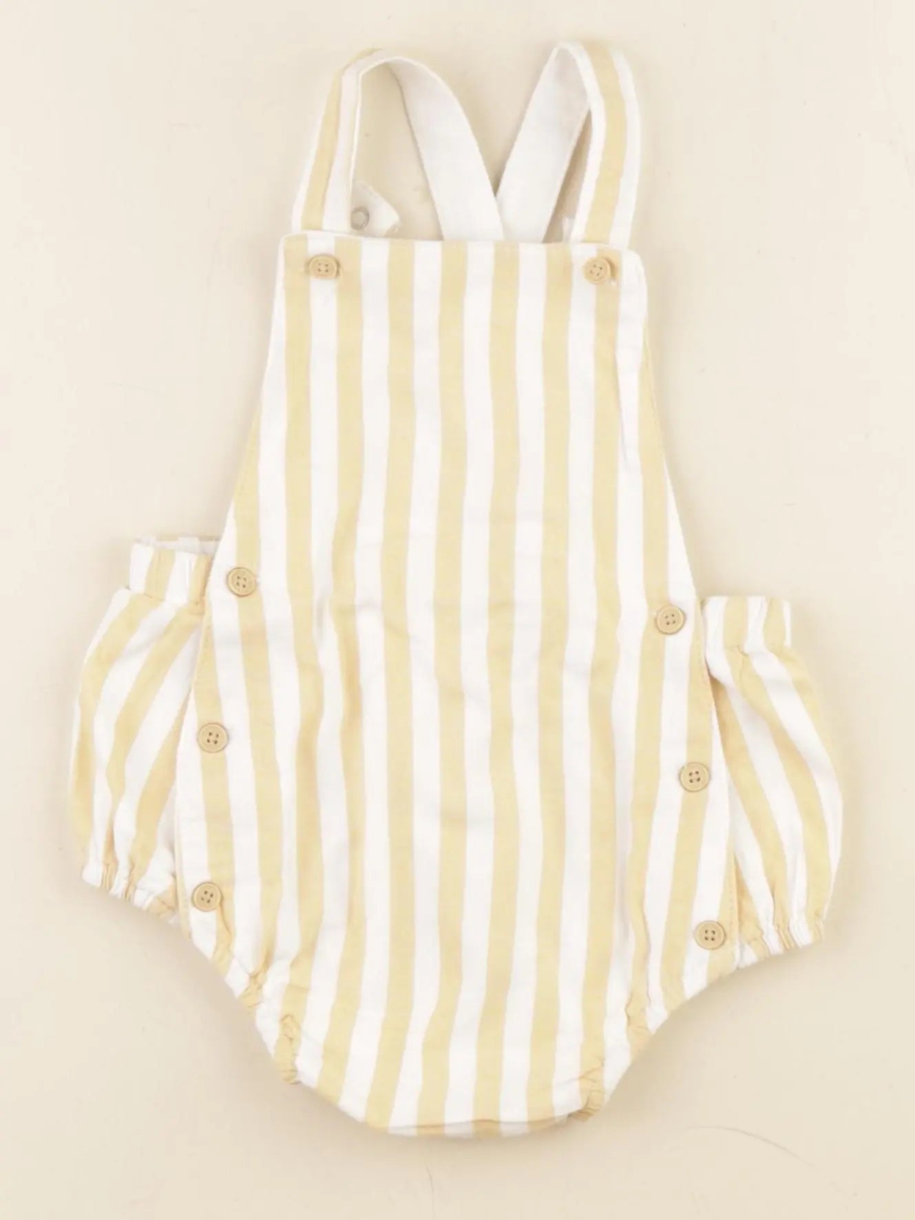 Vertbaudet - salopette jaune - 12 mois