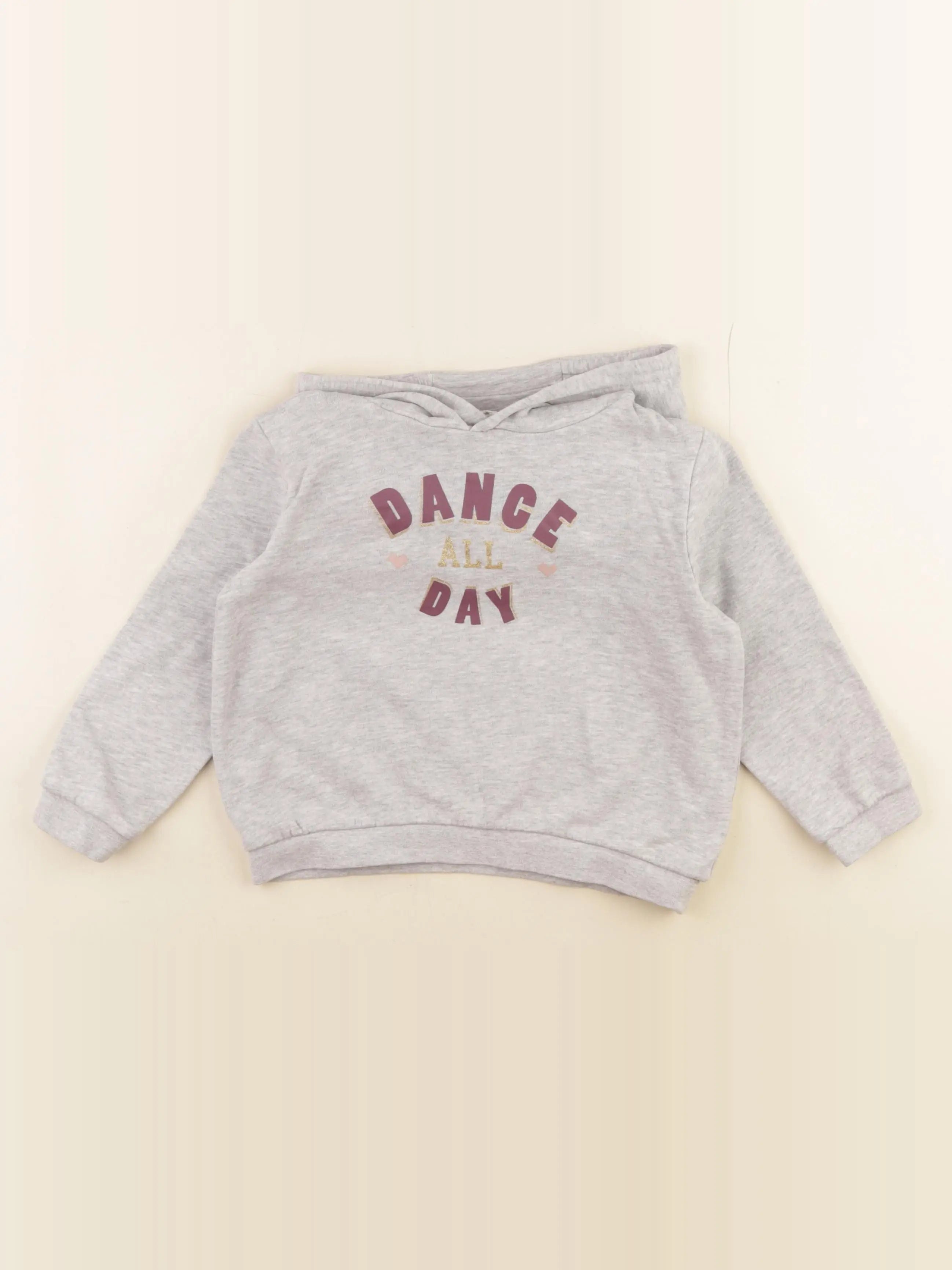 Vertbaudet - sweat gris - 4 ans