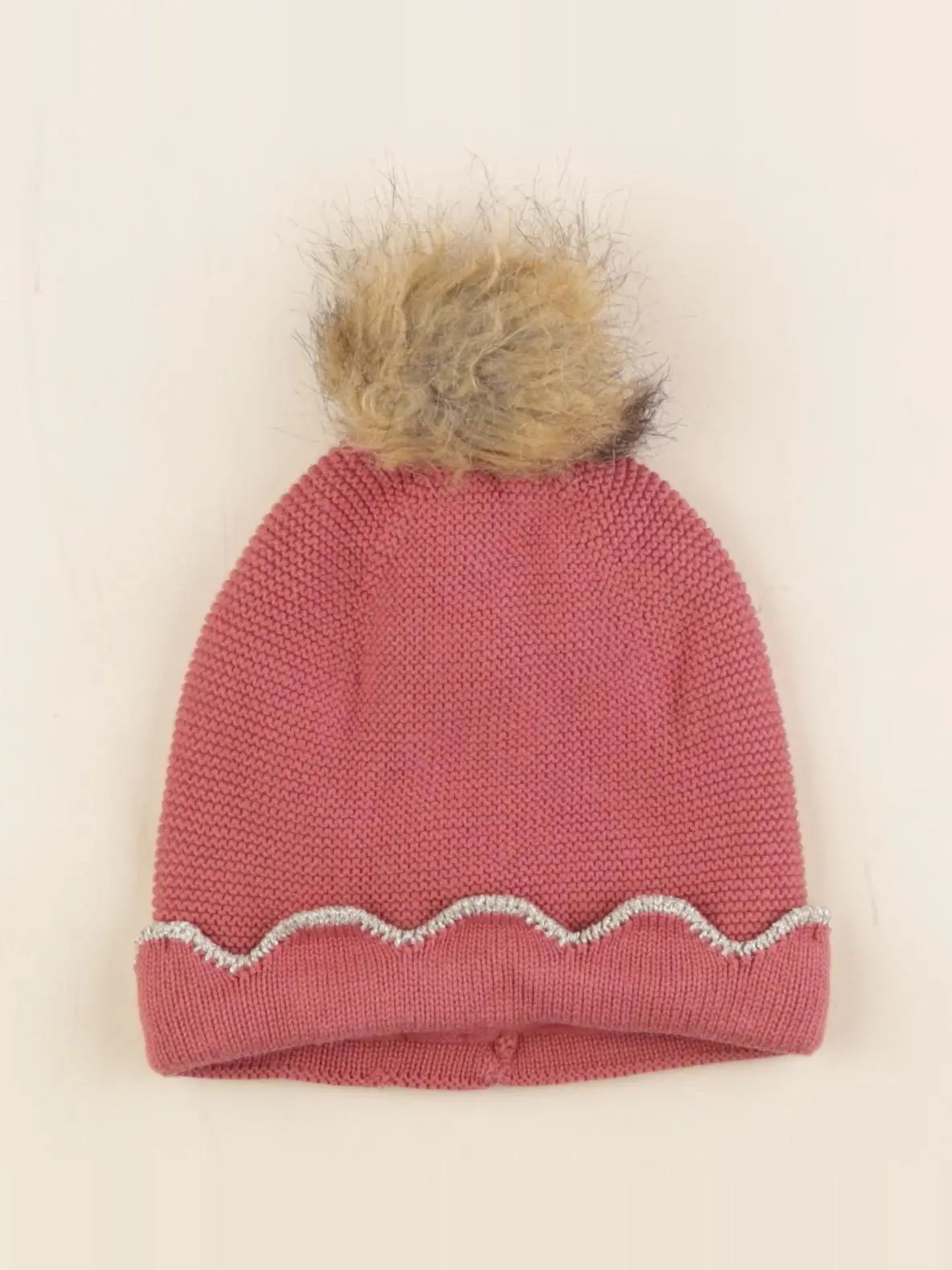 Vertbaudet - bonnet rose - 8/10 ans