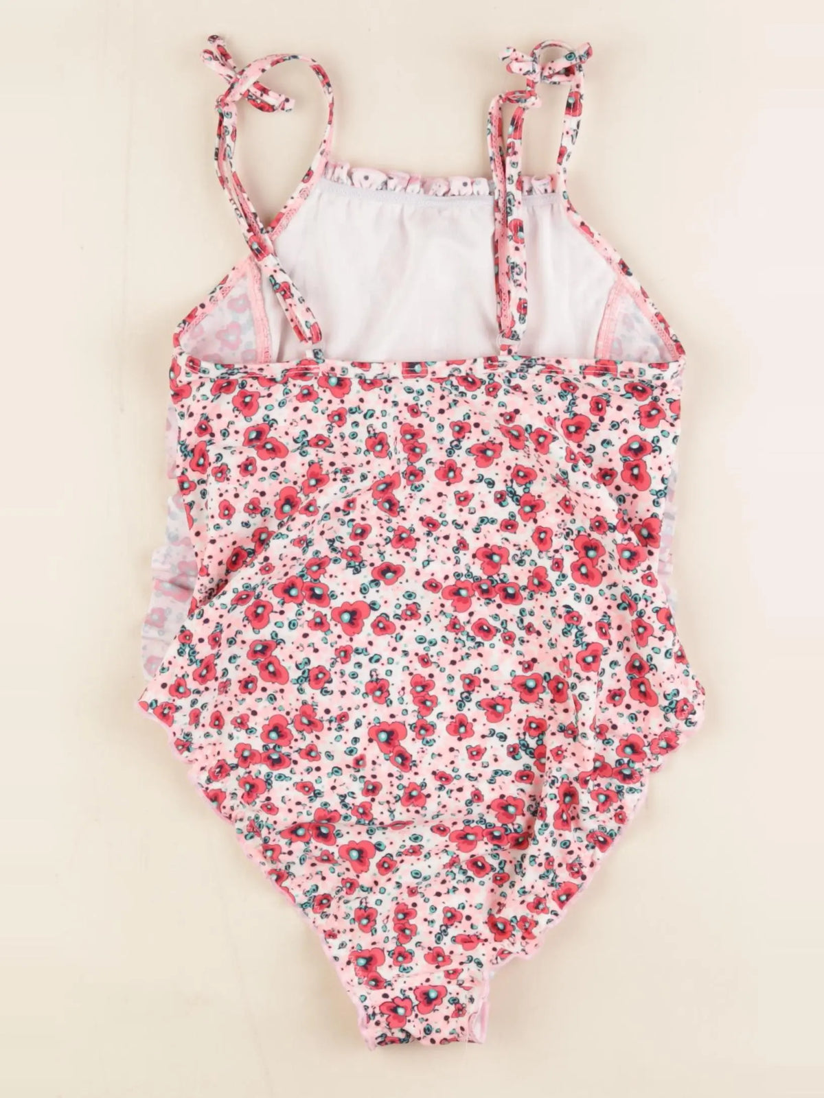 Vertbaudet - maillot de bain rose - 10 ans