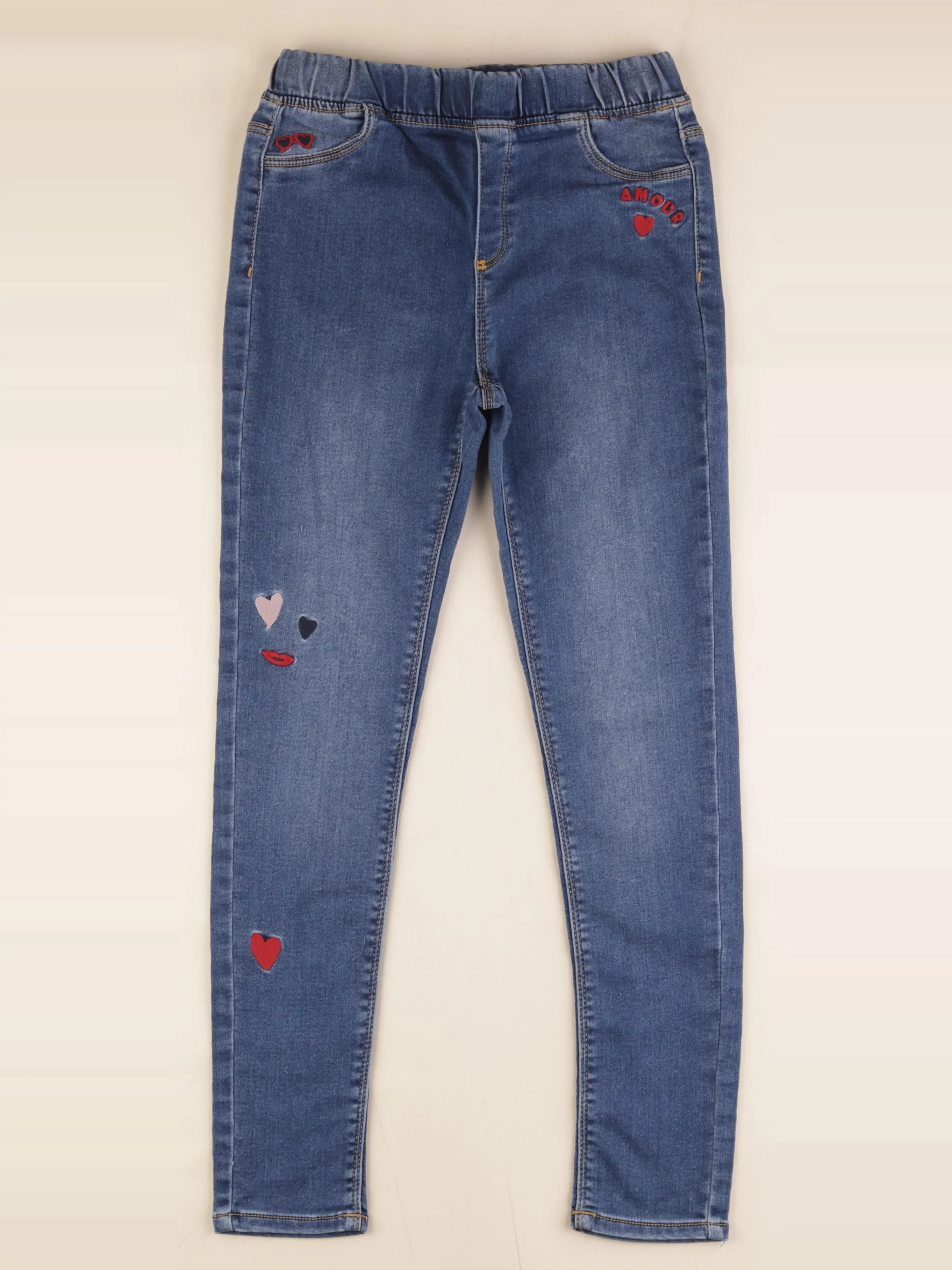 Vertbaudet - jegging bleu - 12 ans