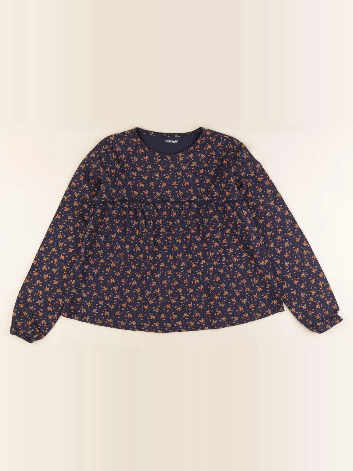 Vertbaudet - tee-shirt bleu - 12 ans