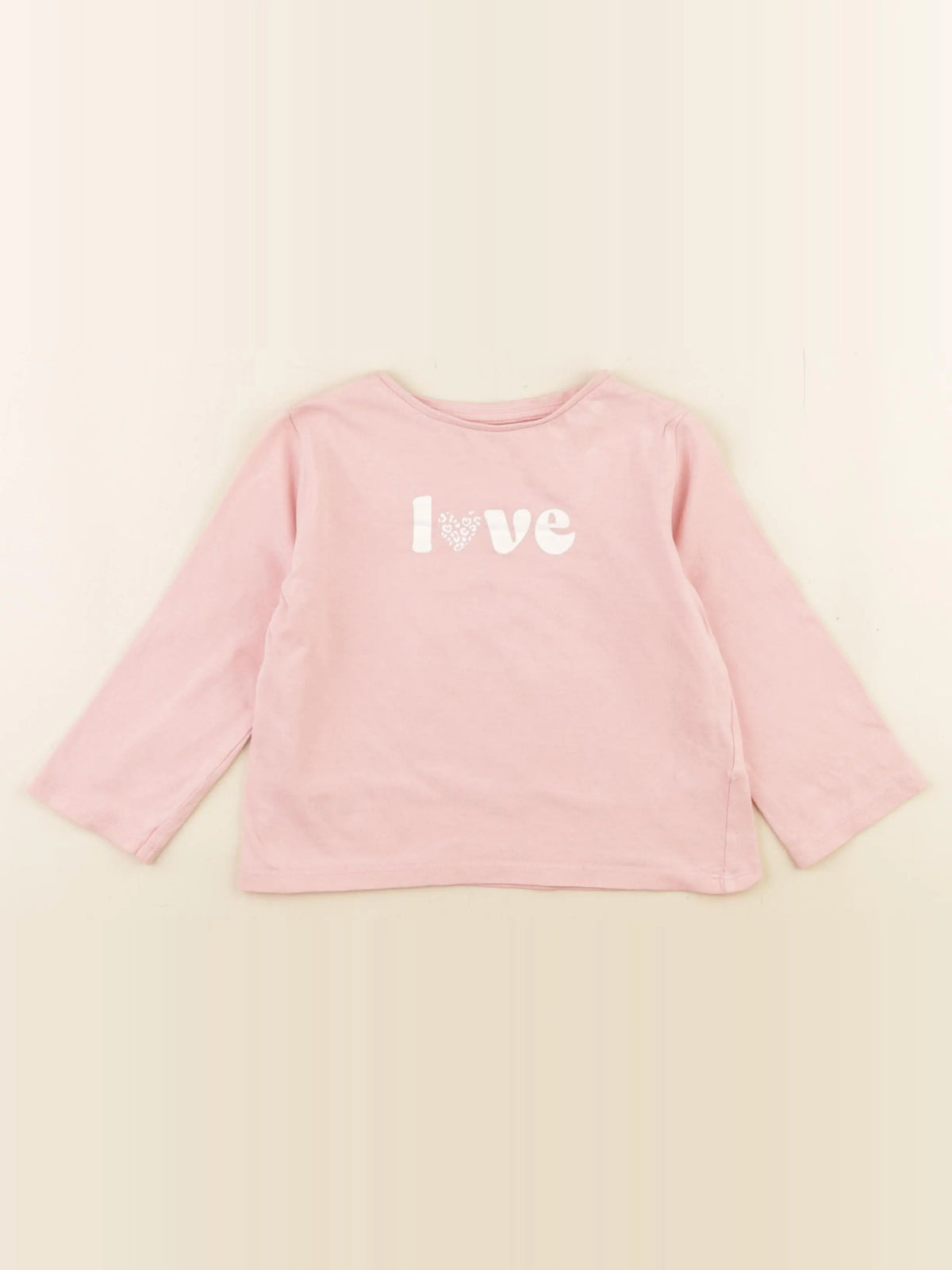 Vertbaudet - tee-shirt rose - 4 ans