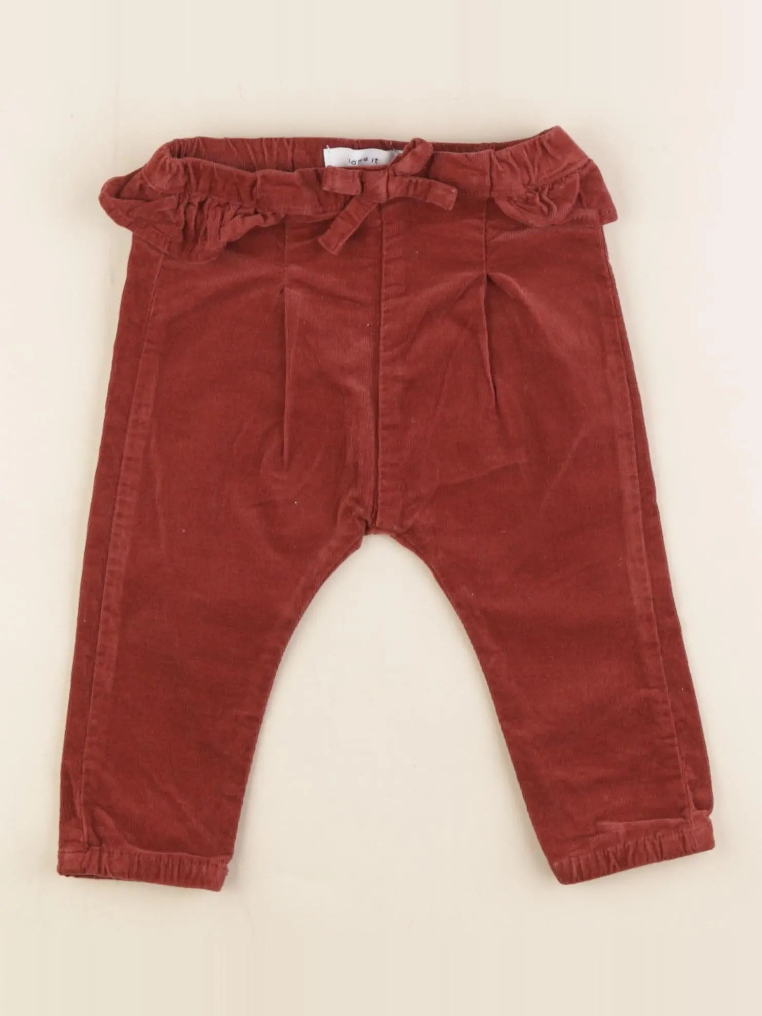 Name it - pantalon marron - 4/6 mois
