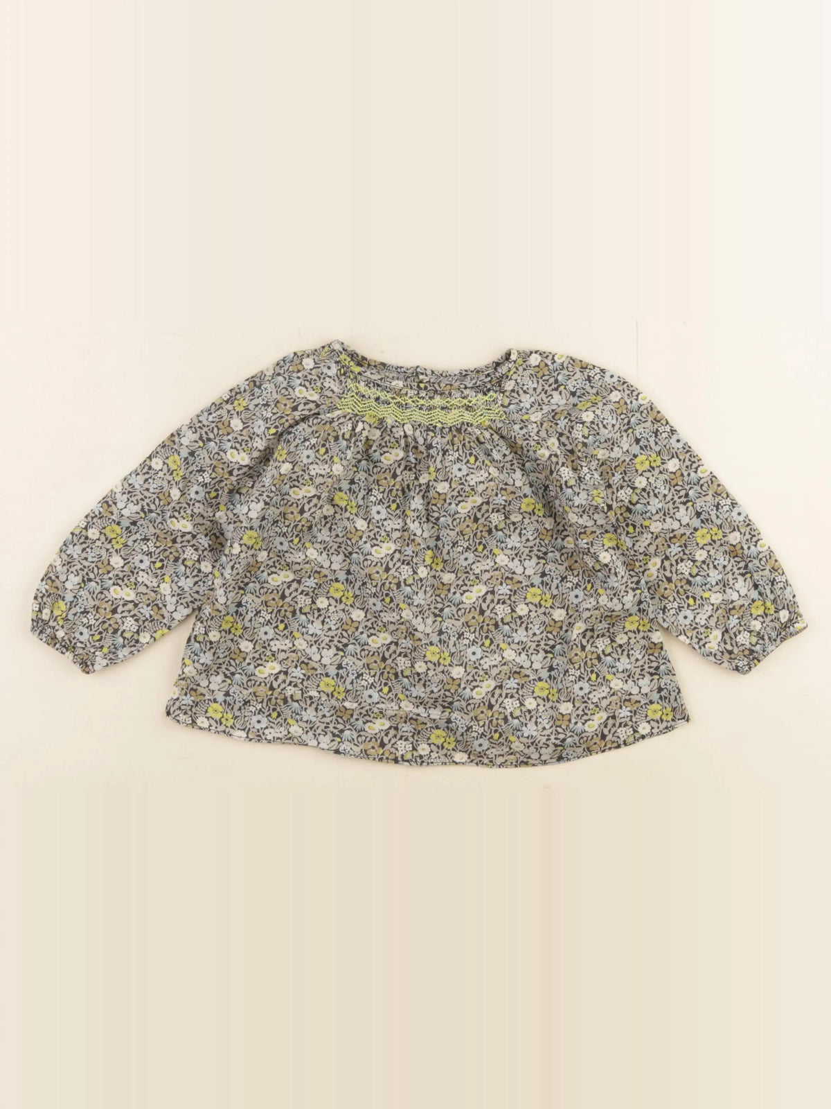 Jacadi - blouse liberty multicolore - 12 mois