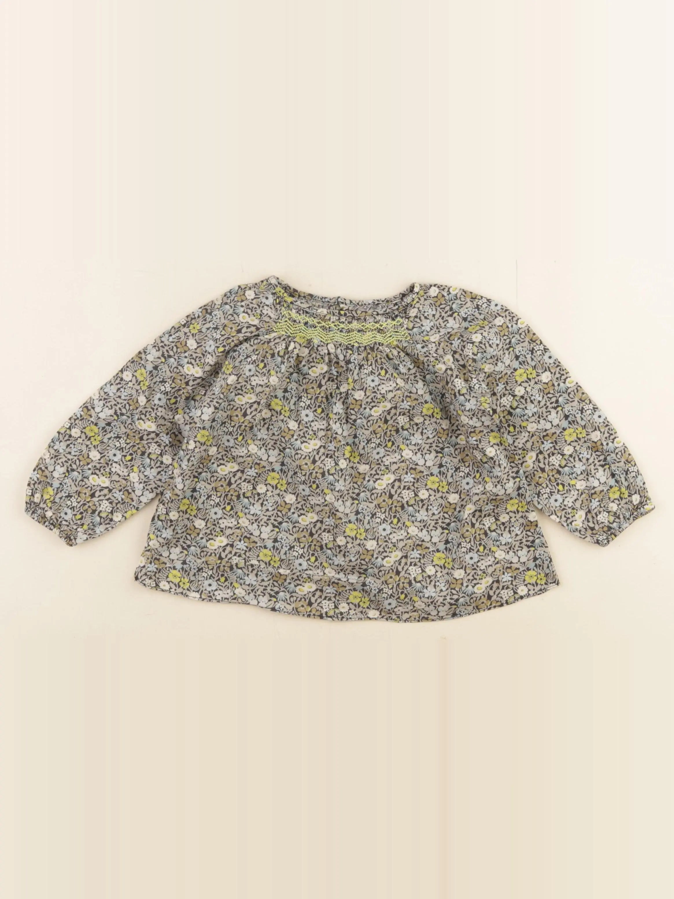 Jacadi - blouse liberty multicolore - 12 mois