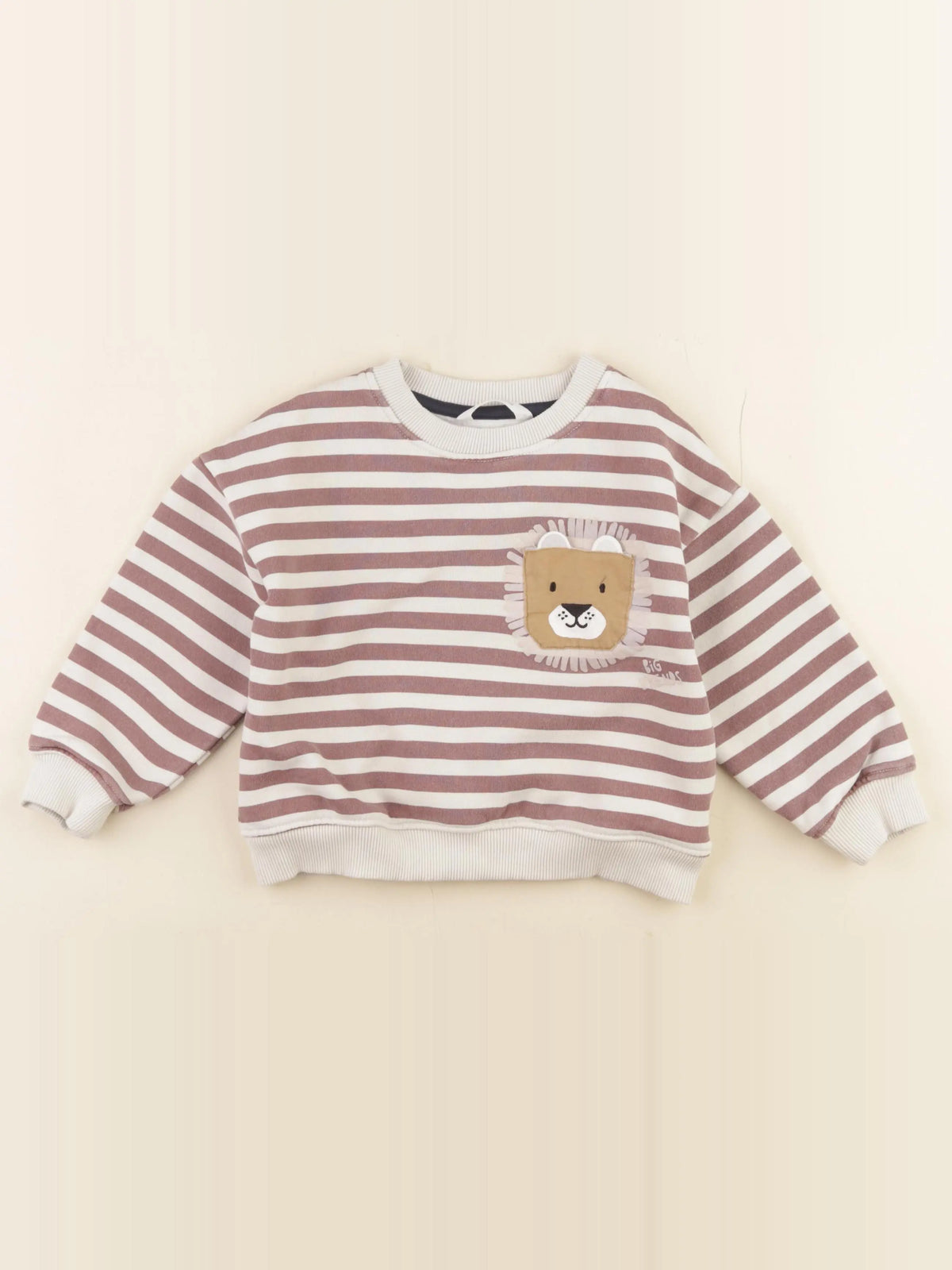 Mango - sweat marron - 4/5 ans
