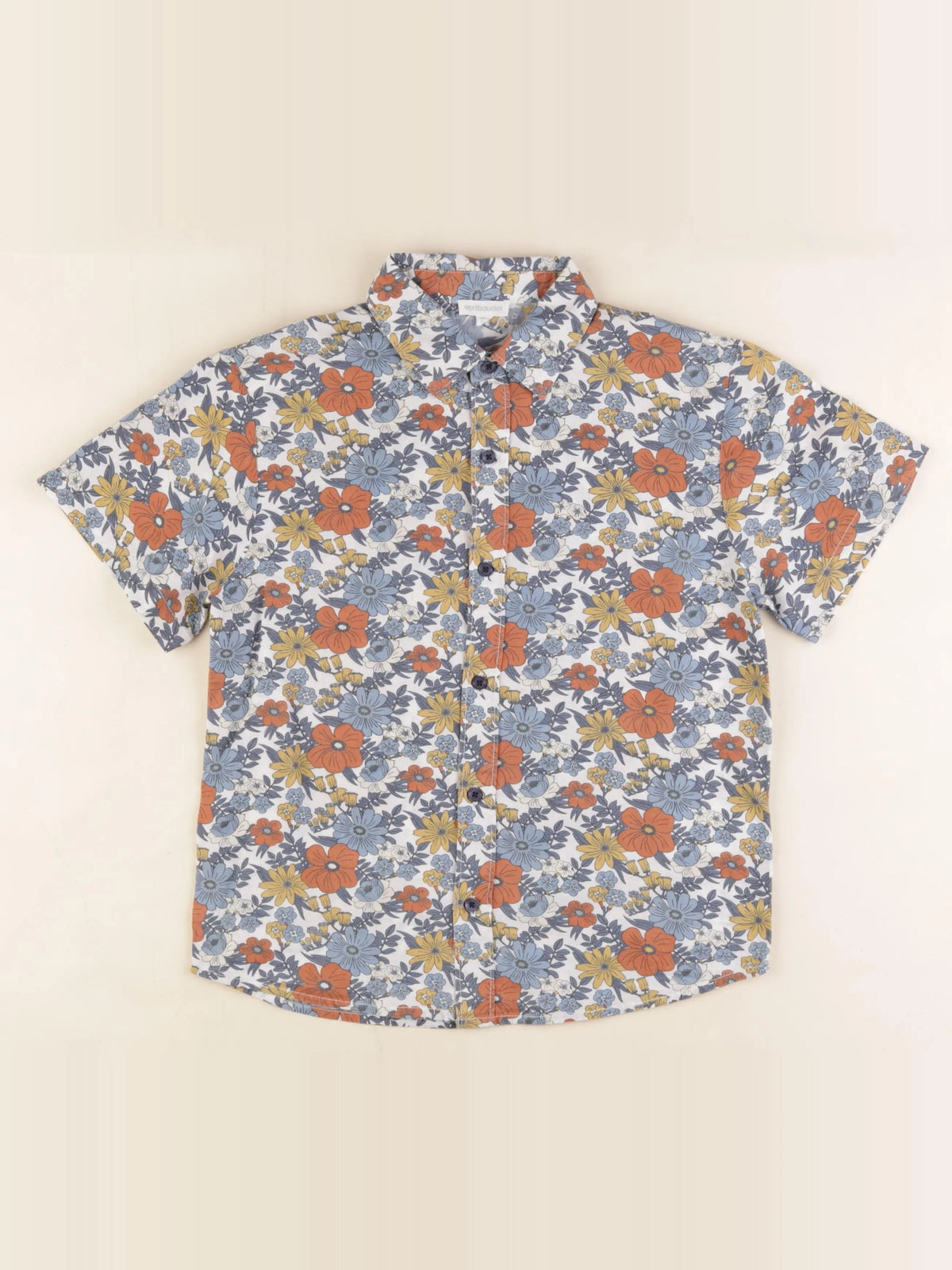 Vertbaudet - chemise multicolore - 8 ans